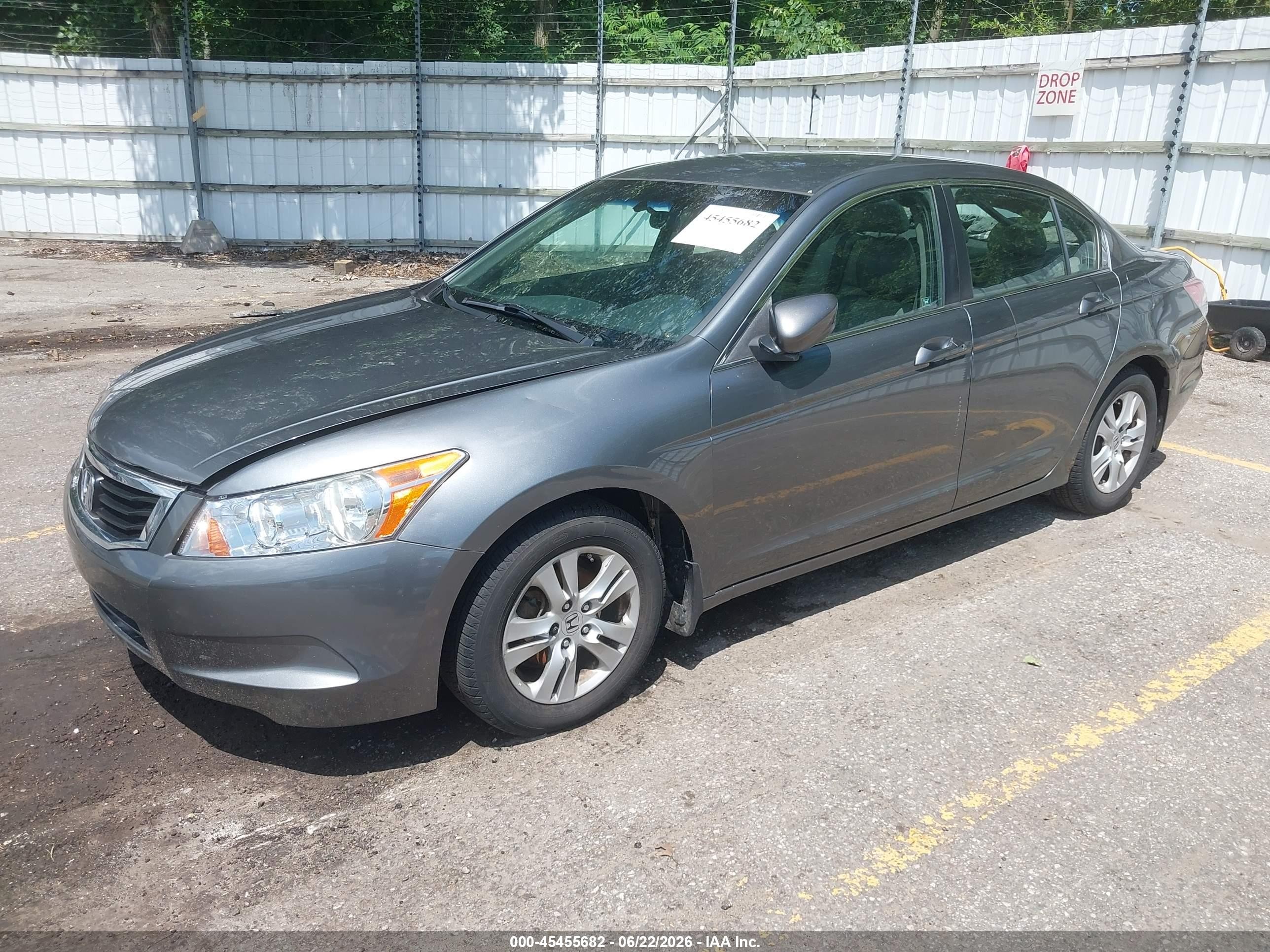 2009 Honda Accord 2.4 Lx-p Серый vin: 1HGCP26449A076814