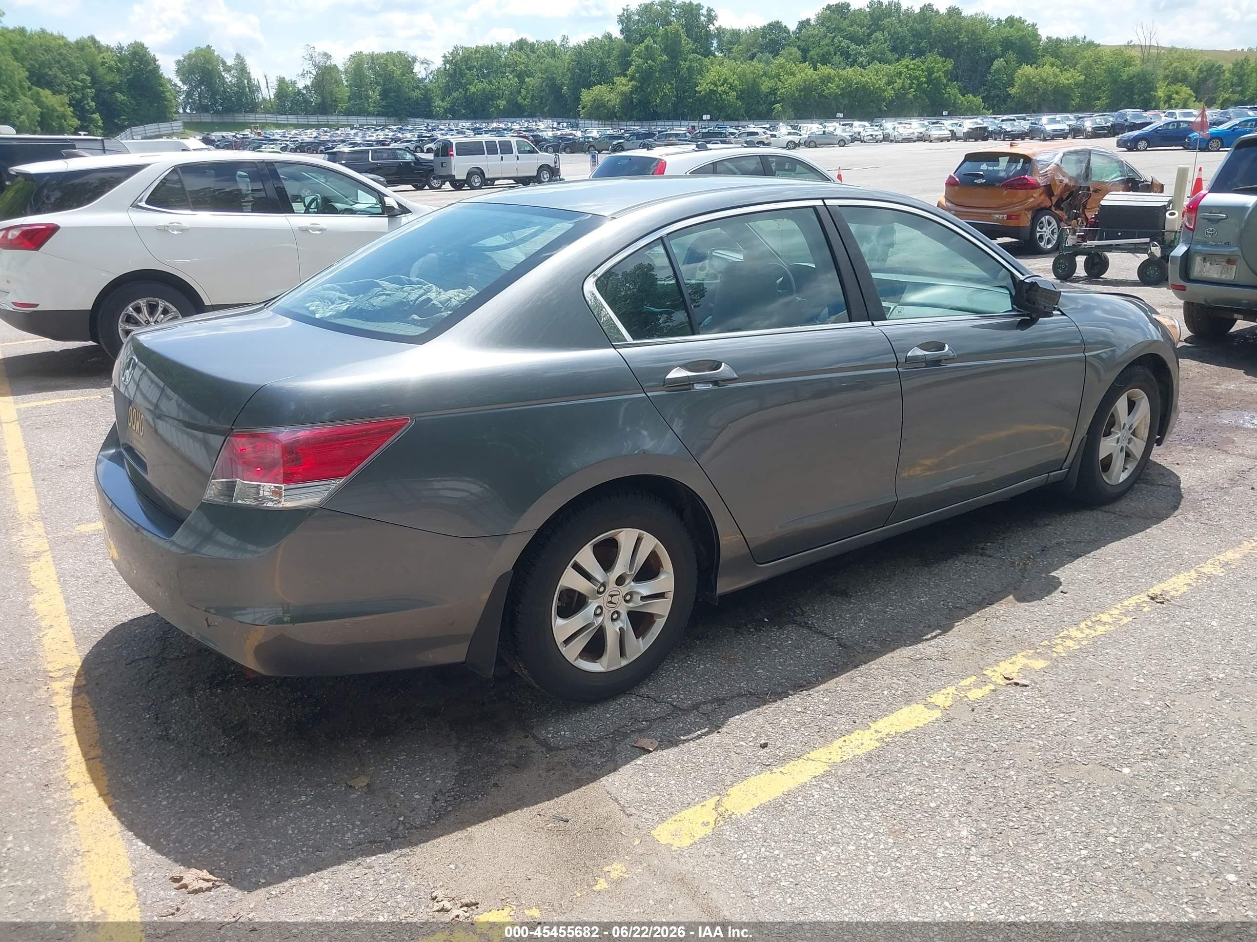 2009 Honda Accord 2.4 Lx-p Серый vin: 1HGCP26449A076814