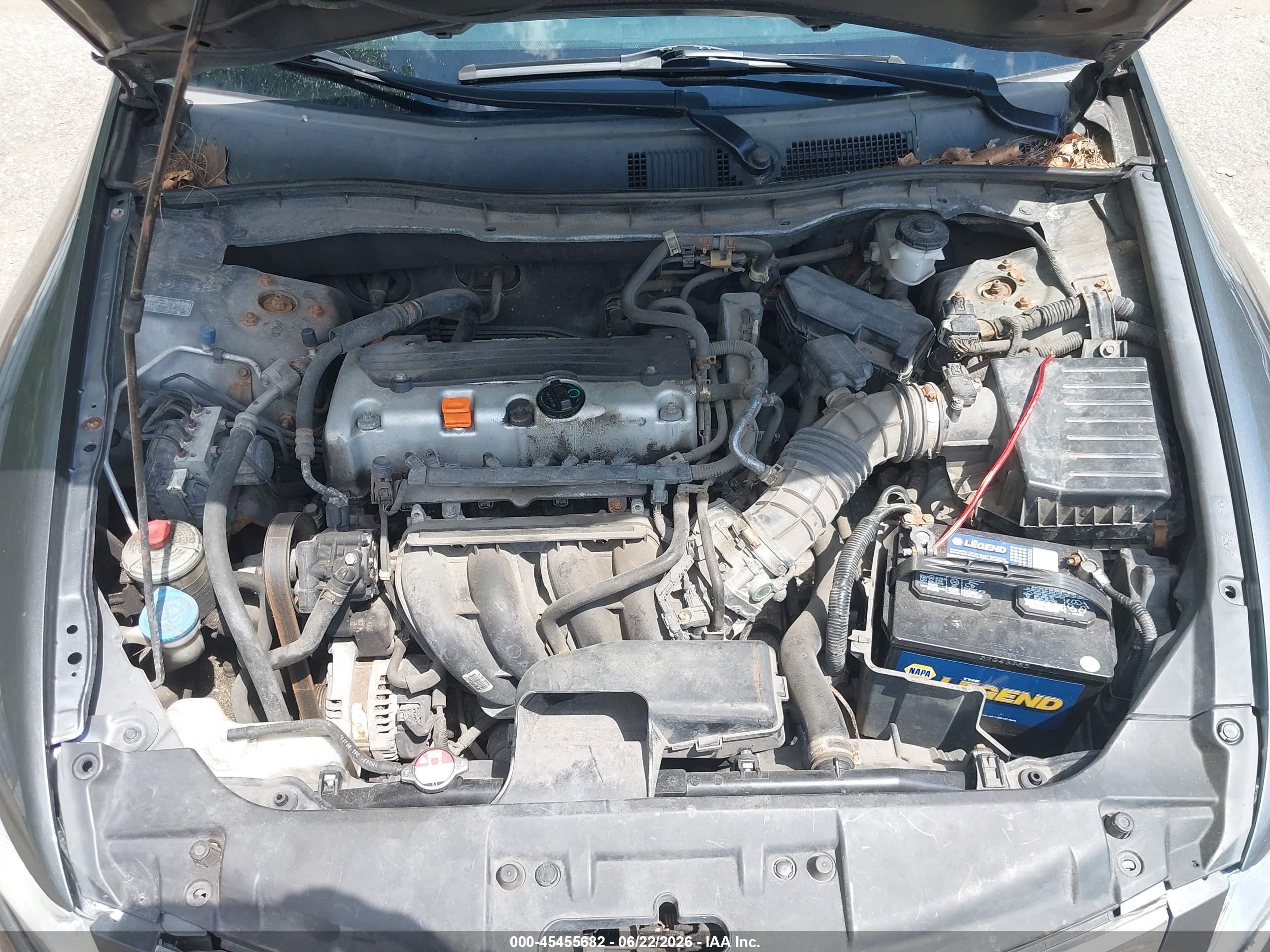 2009 Honda Accord 2.4 Lx-p Серый vin: 1HGCP26449A076814