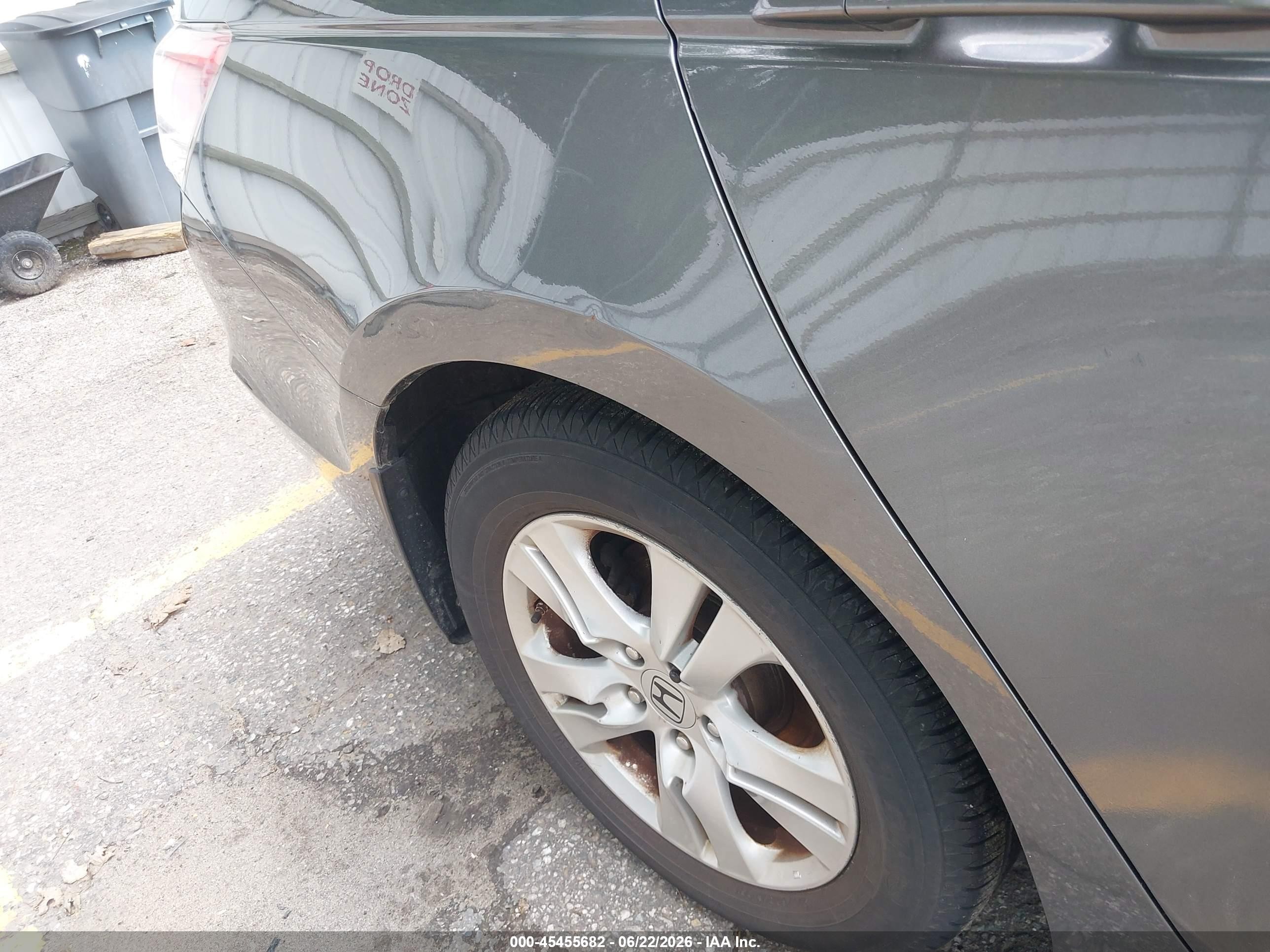2009 Honda Accord 2.4 Lx-p Серый vin: 1HGCP26449A076814
