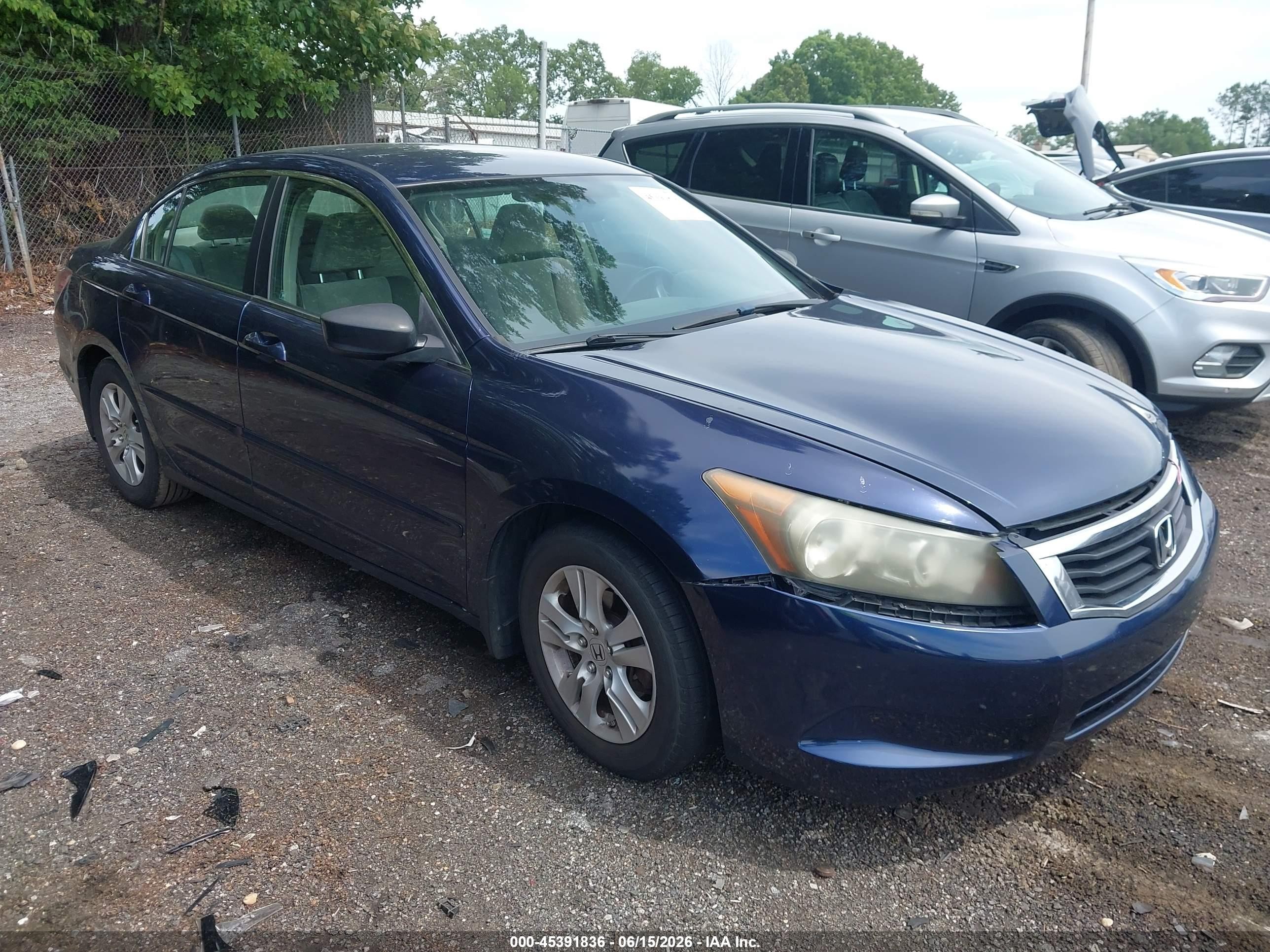 2009 Honda Accord 2.4 Lx-p Dark Blue vin: 1HGCP26449A080667