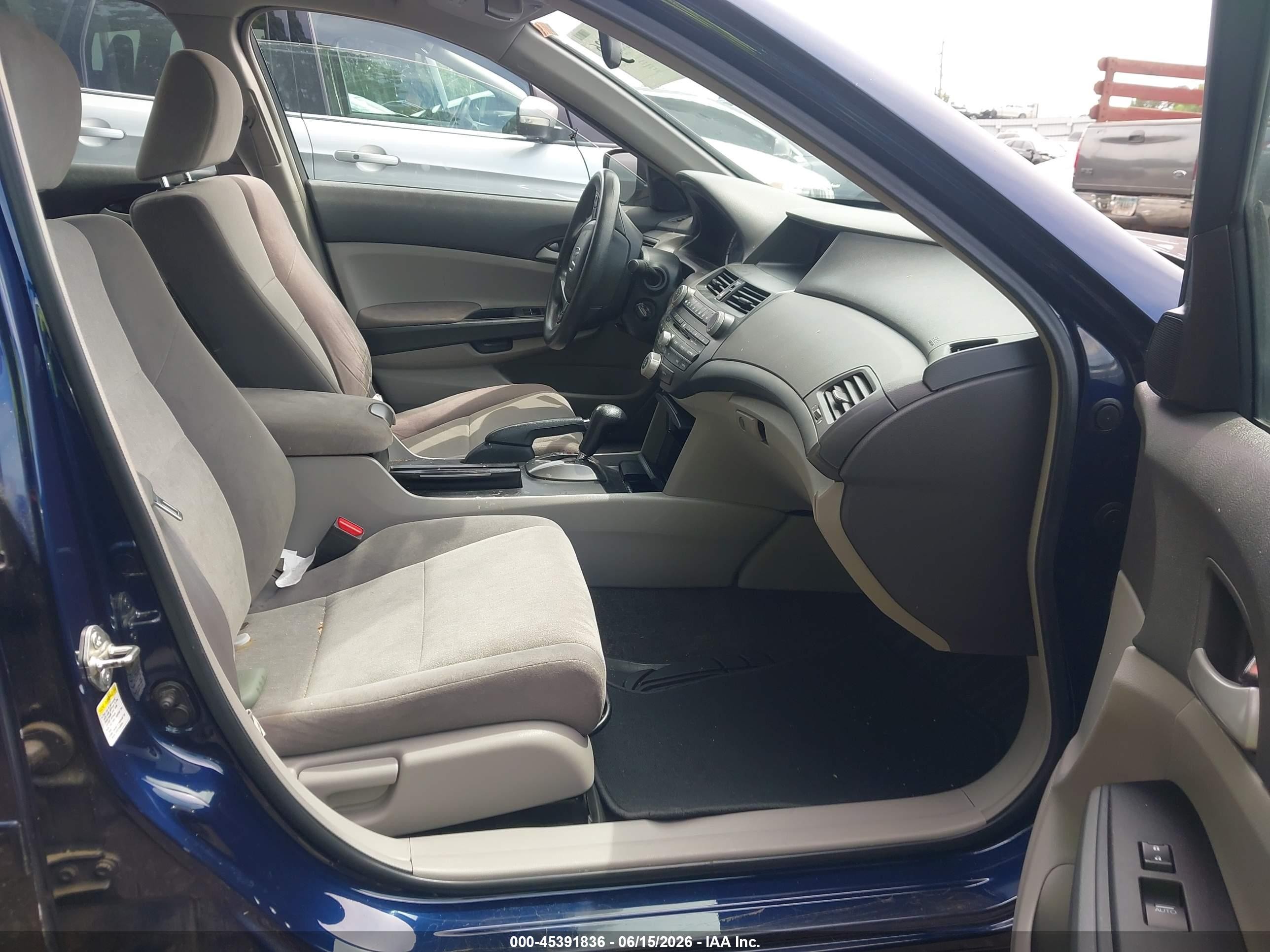2009 Honda Accord 2.4 Lx-p Dark Blue vin: 1HGCP26449A080667