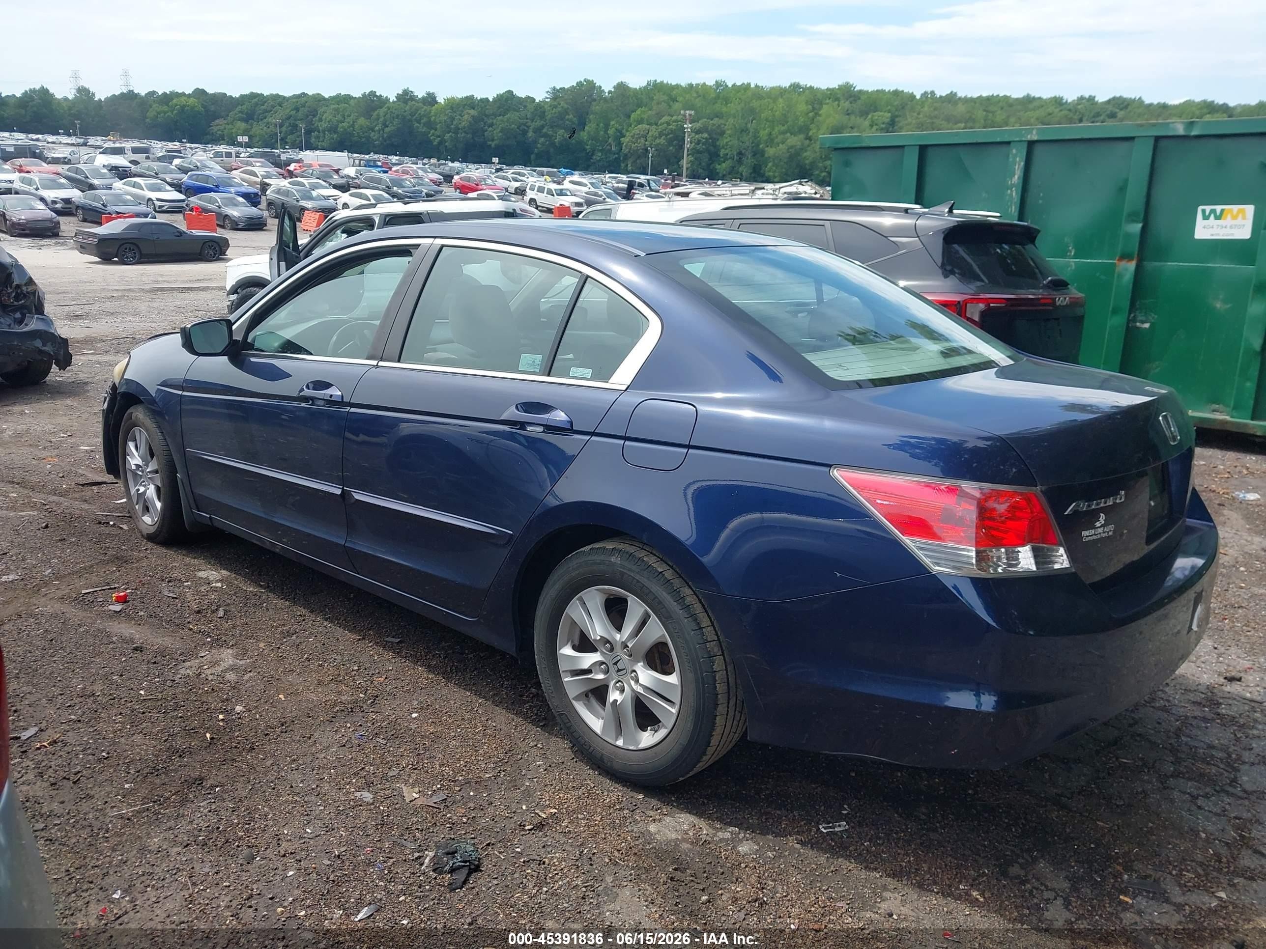 2009 Honda Accord 2.4 Lx-p Dark Blue vin: 1HGCP26449A080667