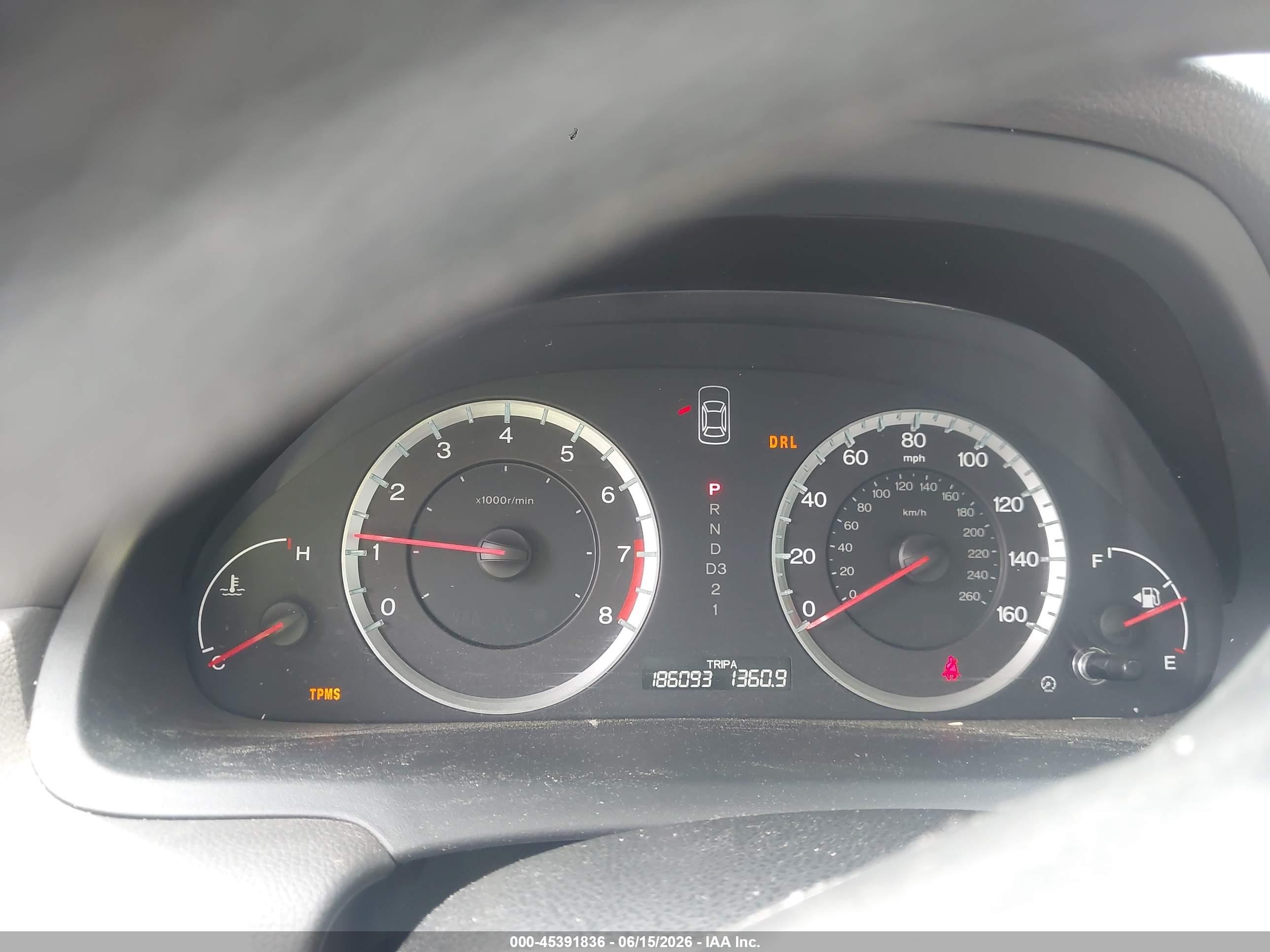 2009 Honda Accord 2.4 Lx-p Dark Blue vin: 1HGCP26449A080667