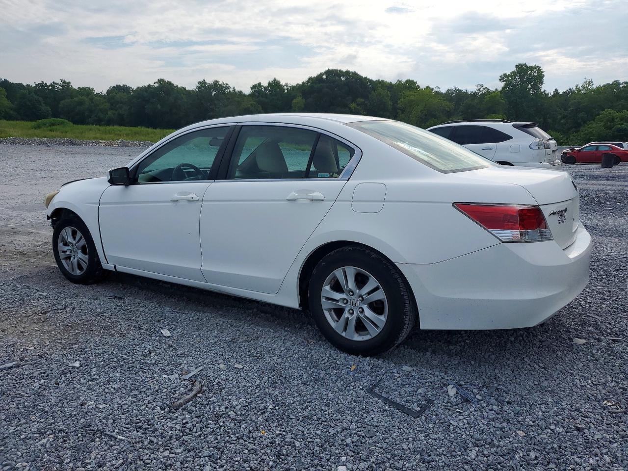 2009 Honda Accord Lxp White vin: 1HGCP26449A084573