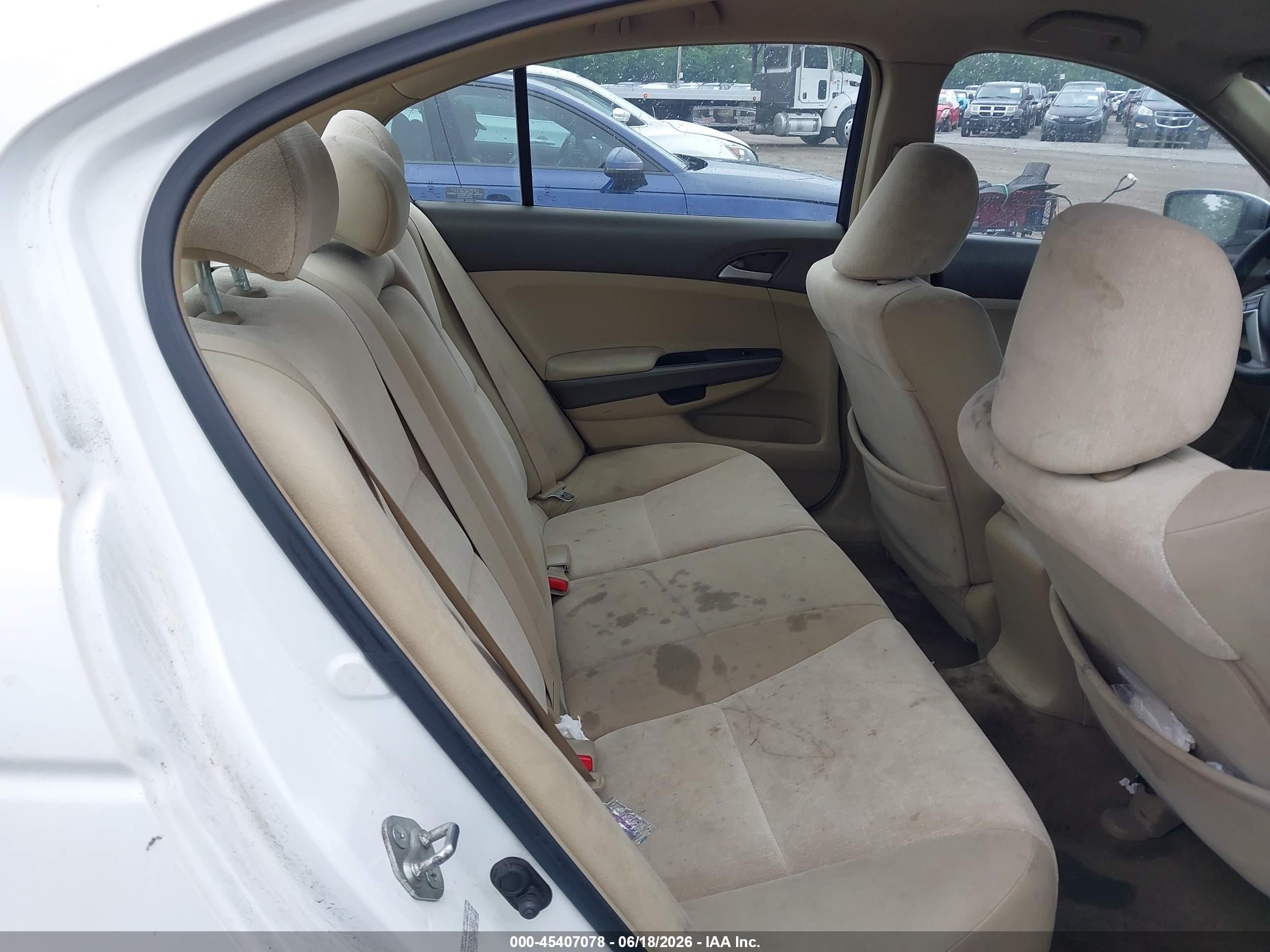 2009 Honda Accord 2.4 Lx-p Белый vin: 1HGCP26449A136817
