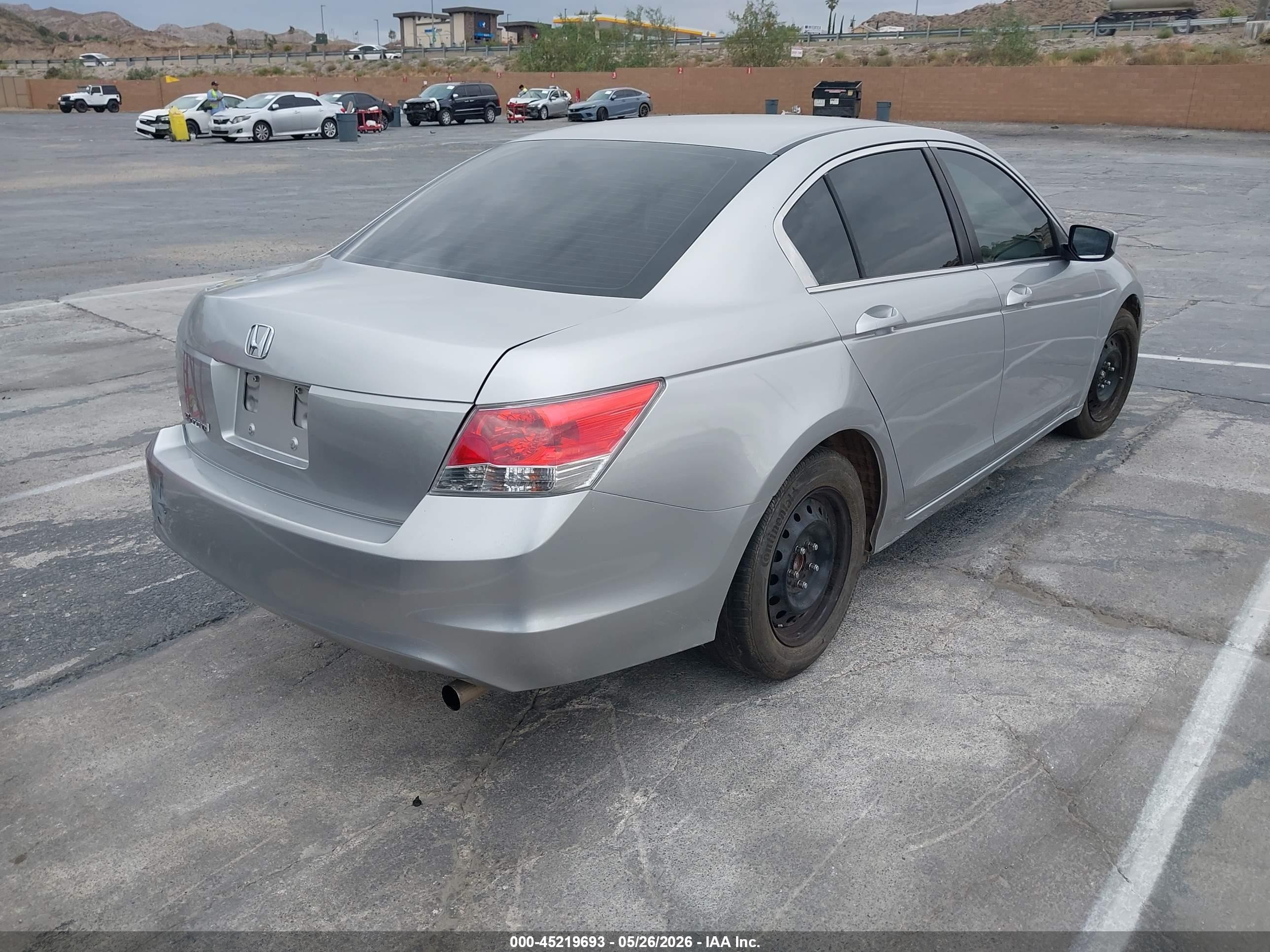 2009 Honda Accord 2.4 Lx-p Silver vin: 1HGCP26449A166514