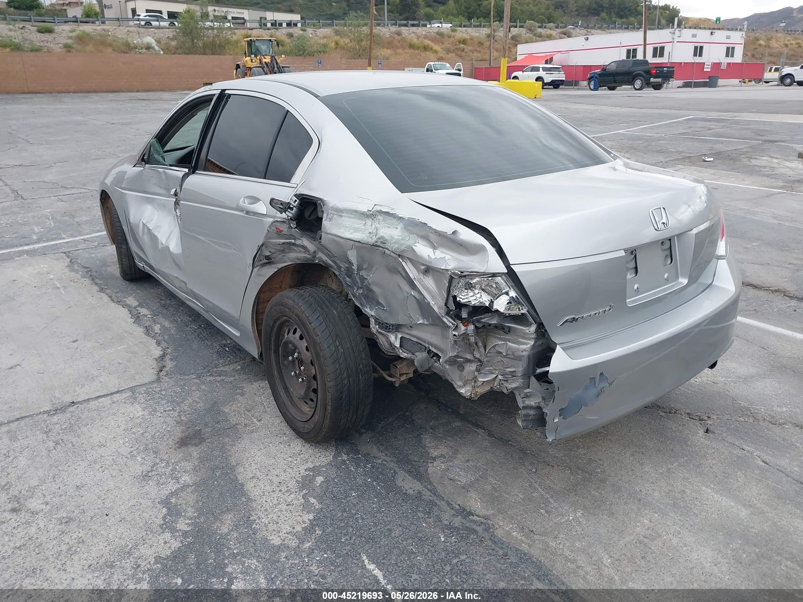 2009 Honda Accord 2.4 Lx-p Silver vin: 1HGCP26449A166514