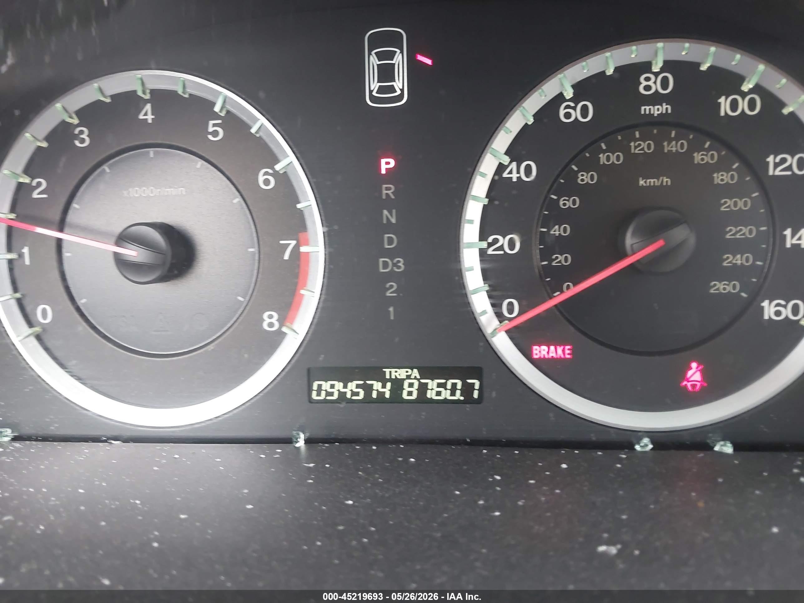 2009 Honda Accord 2.4 Lx-p Silver vin: 1HGCP26449A166514