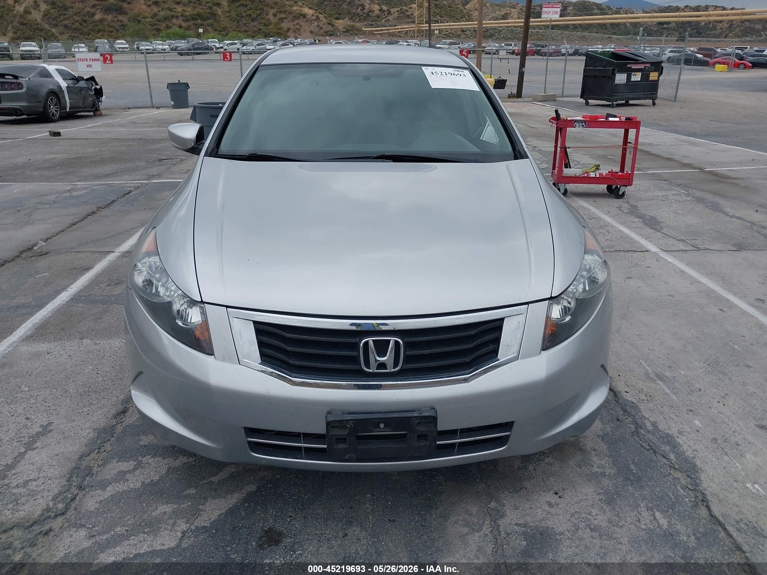 2009 Honda Accord 2.4 Lx-p Silver vin: 1HGCP26449A166514