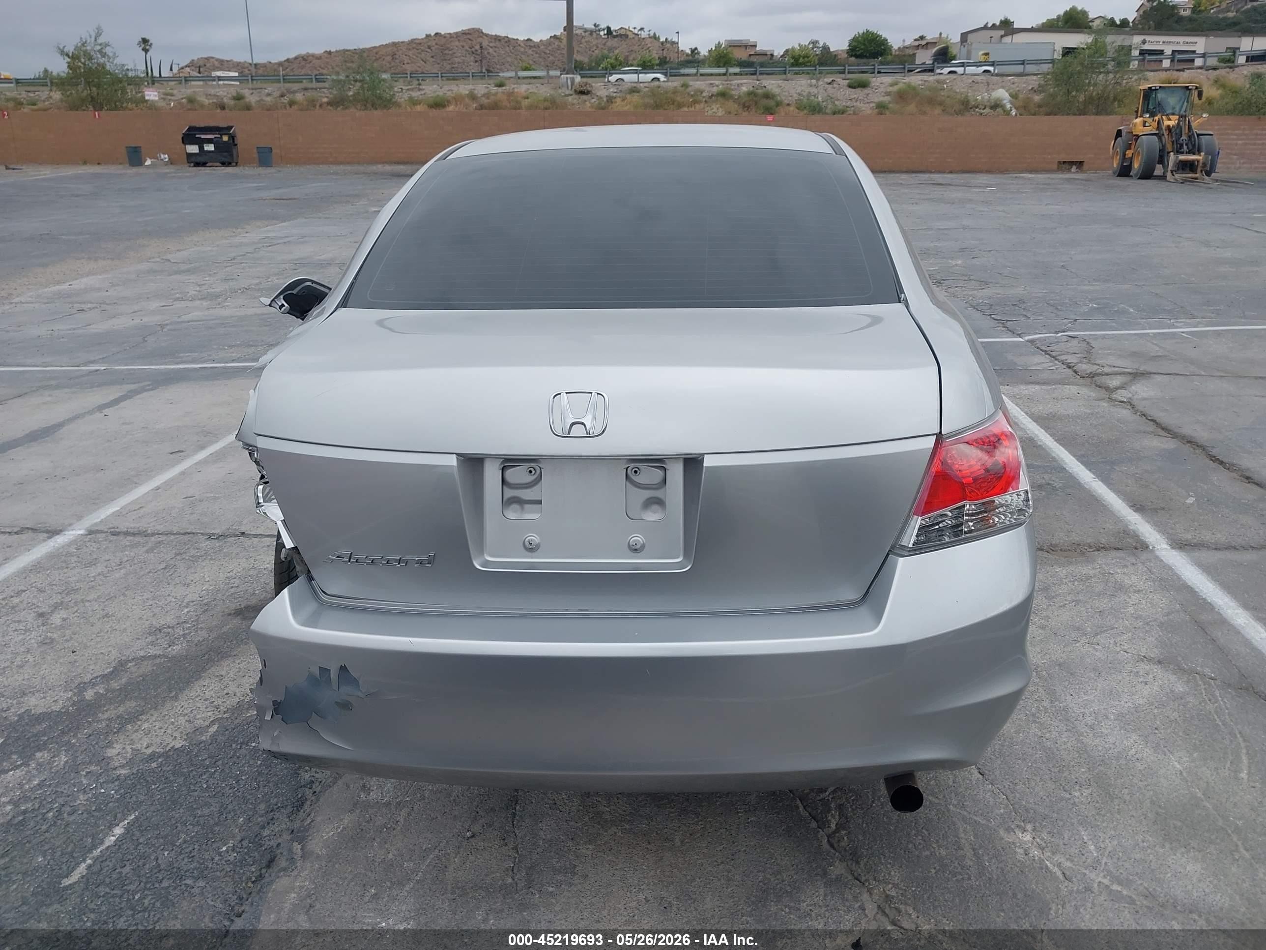 2009 Honda Accord 2.4 Lx-p Silver vin: 1HGCP26449A166514
