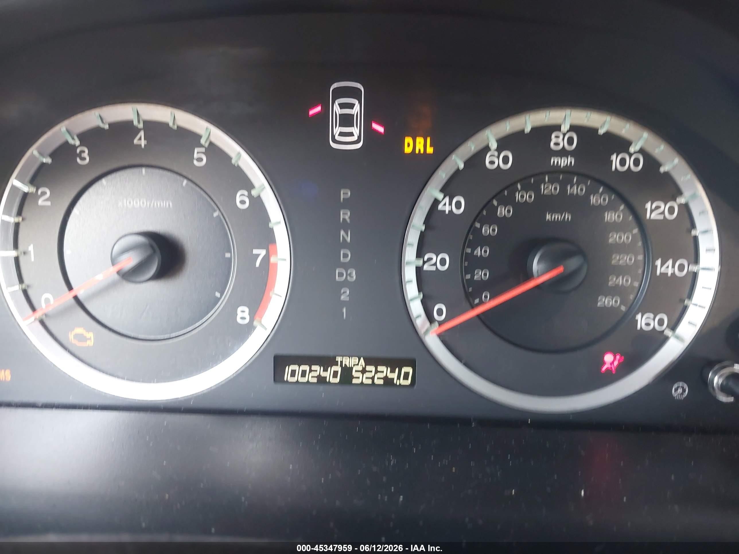 2009 Honda Accord 2.4 Lx-p Maroon vin: 1HGCP26449A184415