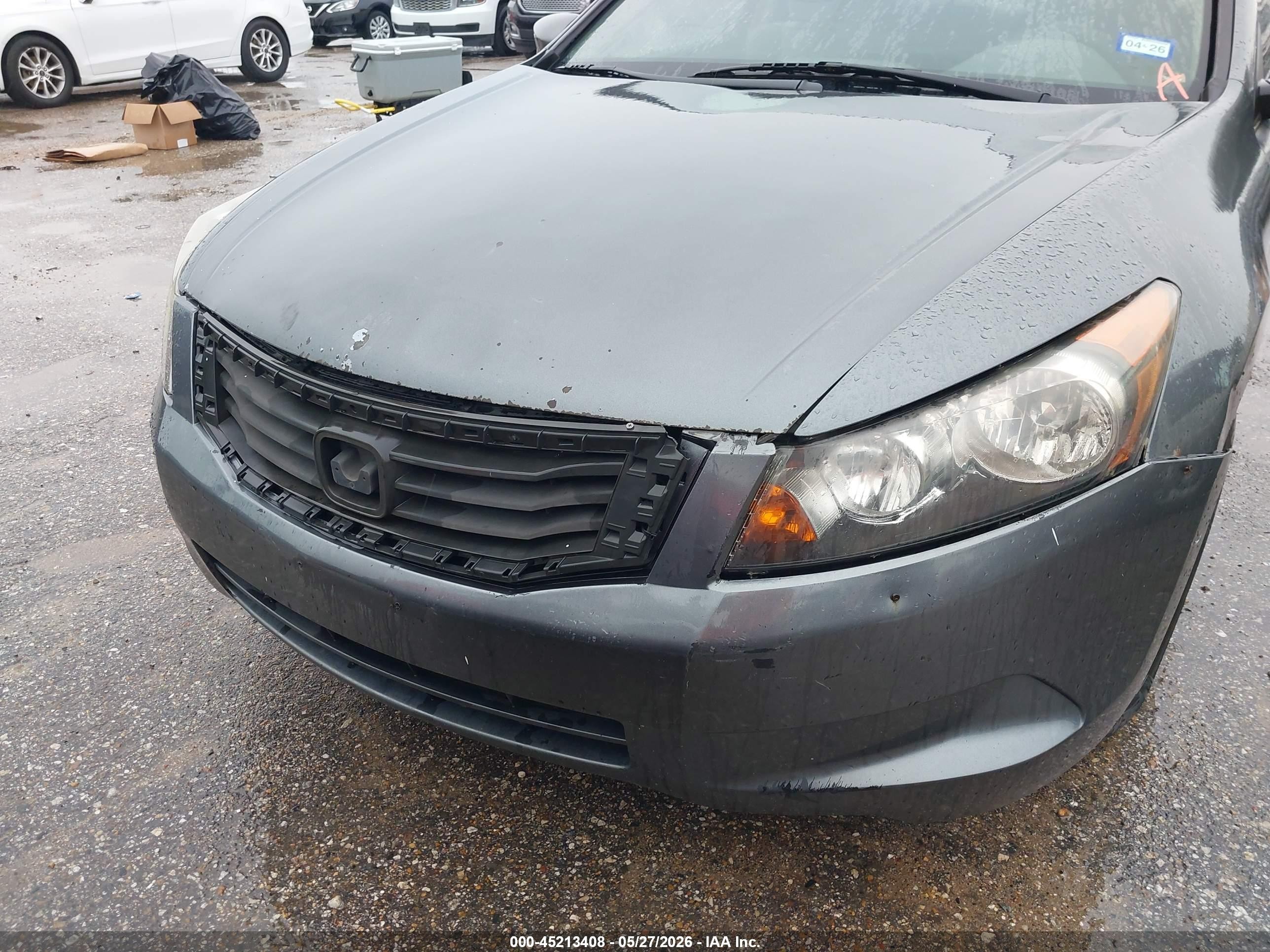 2008 Honda Accord 2.4 Lx-p Серый vin: 1HGCP26458A109575