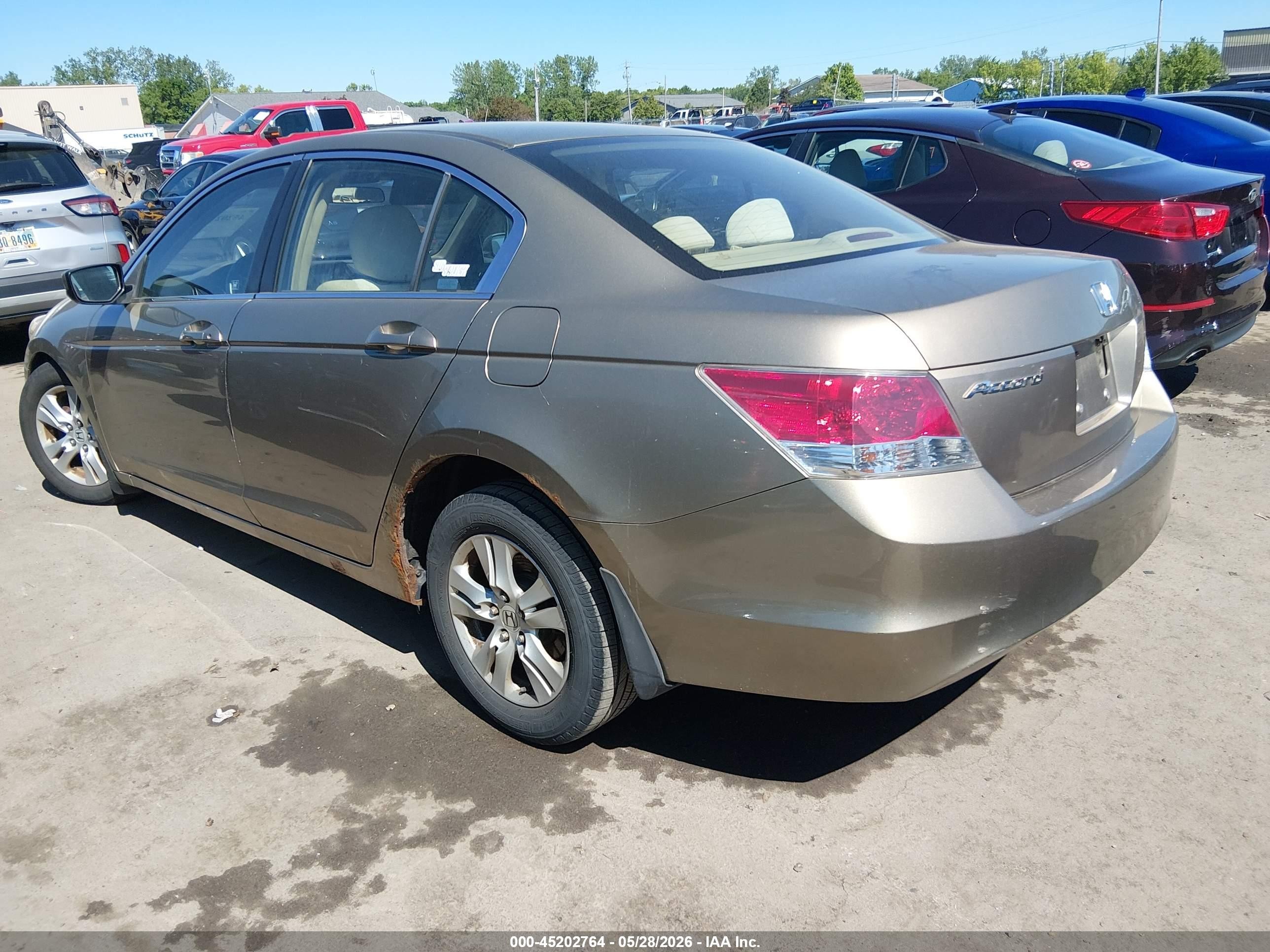 2008 Honda Accord 2.4 Lx-p Золотой vin: 1HGCP26458A113352
