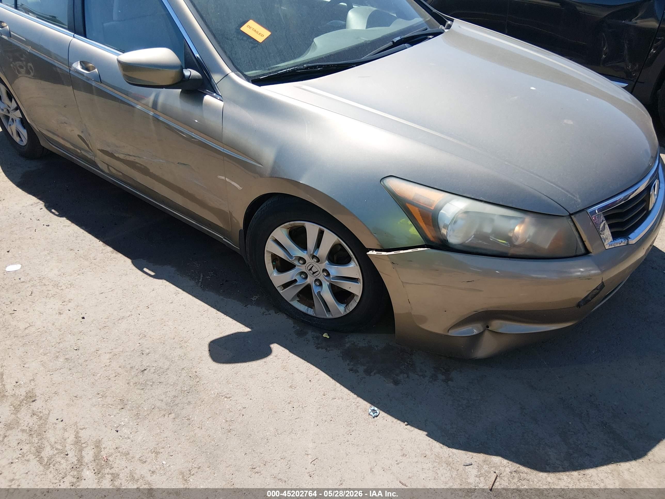 2008 Honda Accord 2.4 Lx-p Золотой vin: 1HGCP26458A113352
