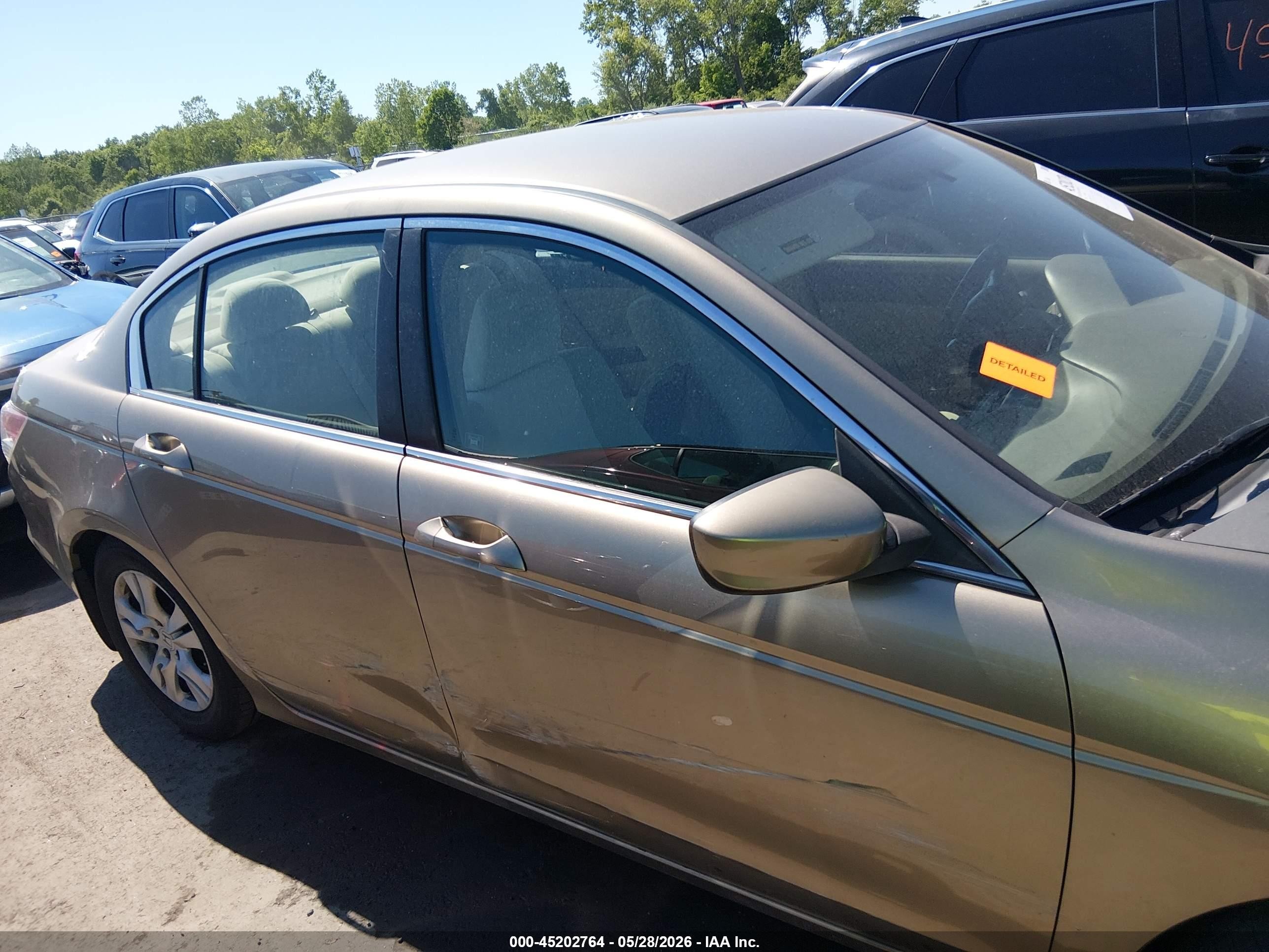 2008 Honda Accord 2.4 Lx-p Золотой vin: 1HGCP26458A113352
