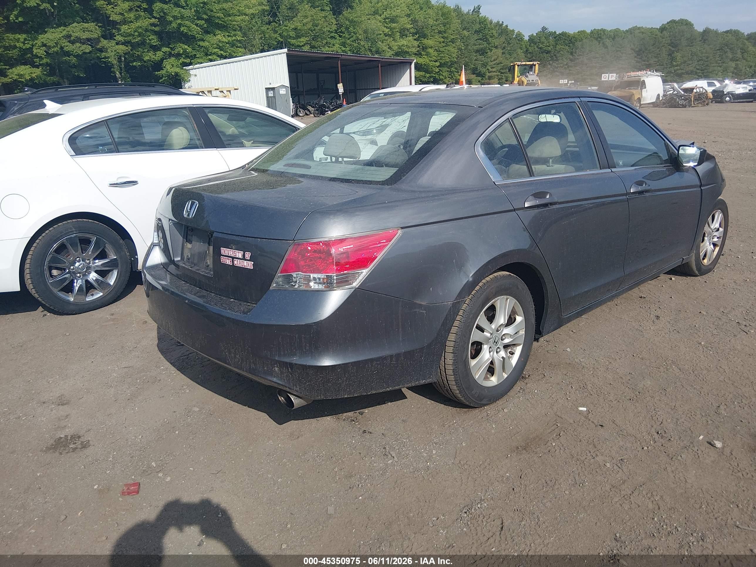 2008 Honda Accord 2.4 Lx-p Gray vin: 1HGCP26458A122682