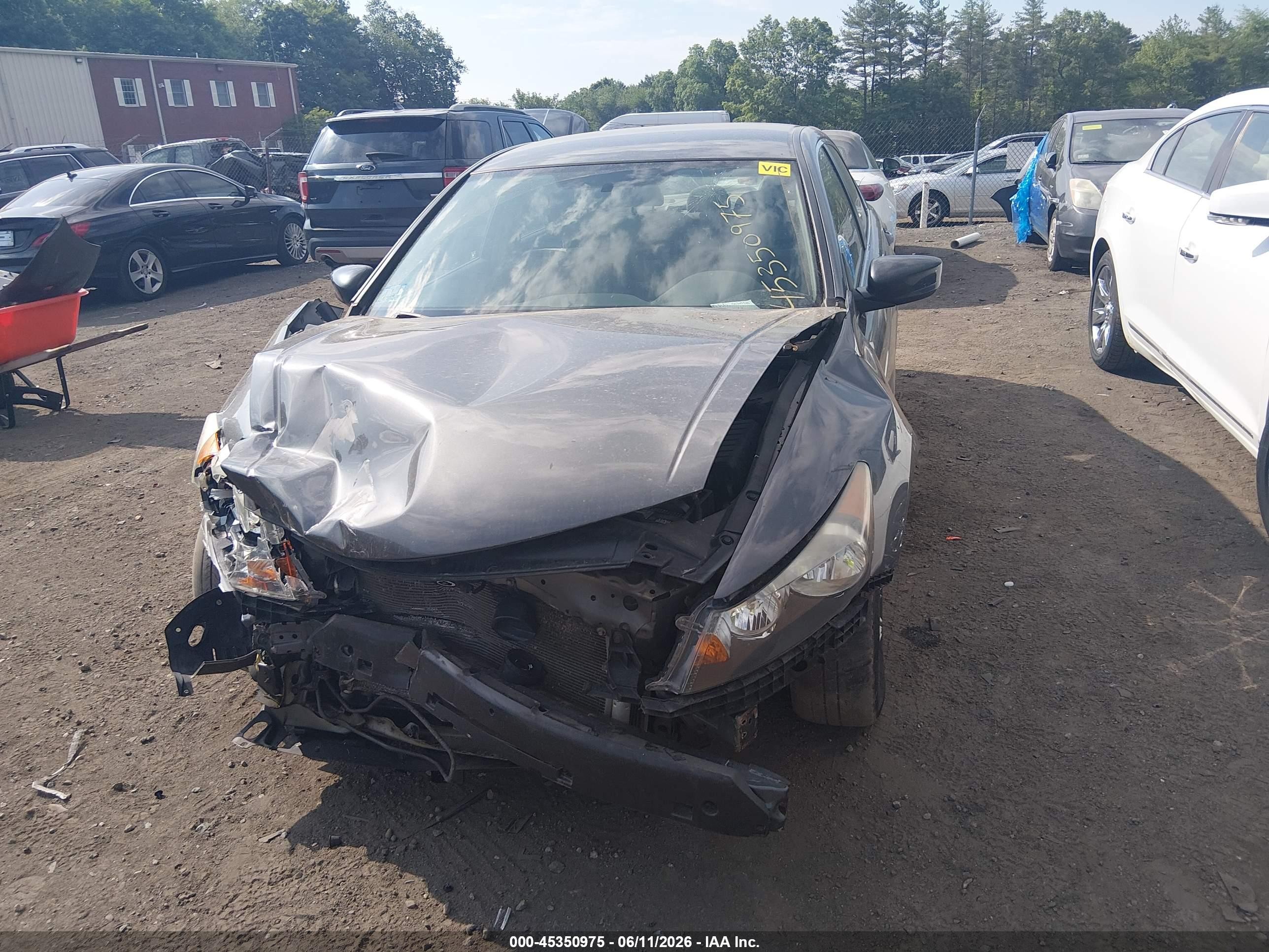 2008 Honda Accord 2.4 Lx-p Gray vin: 1HGCP26458A122682