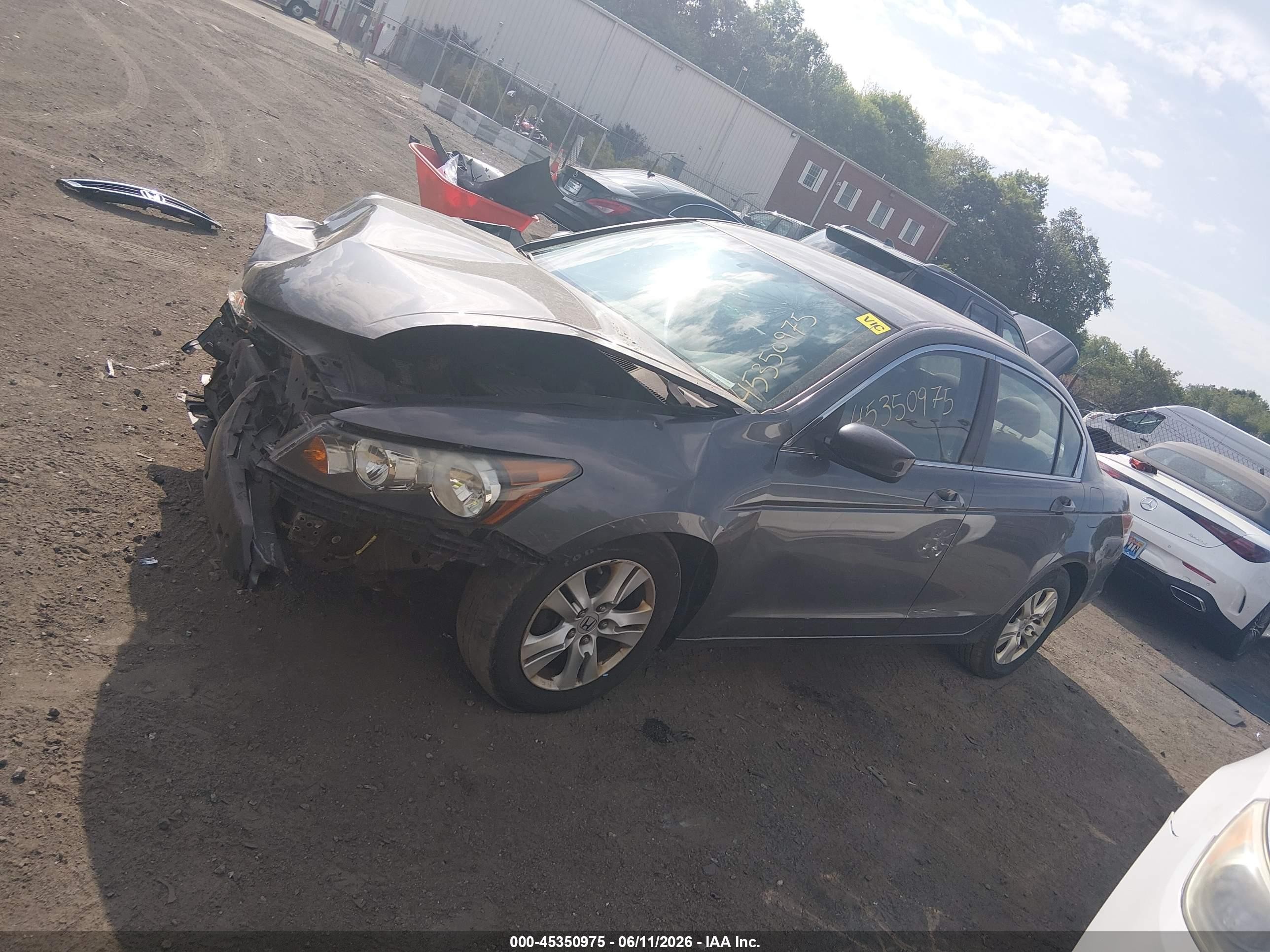 2008 Honda Accord 2.4 Lx-p Gray vin: 1HGCP26458A122682