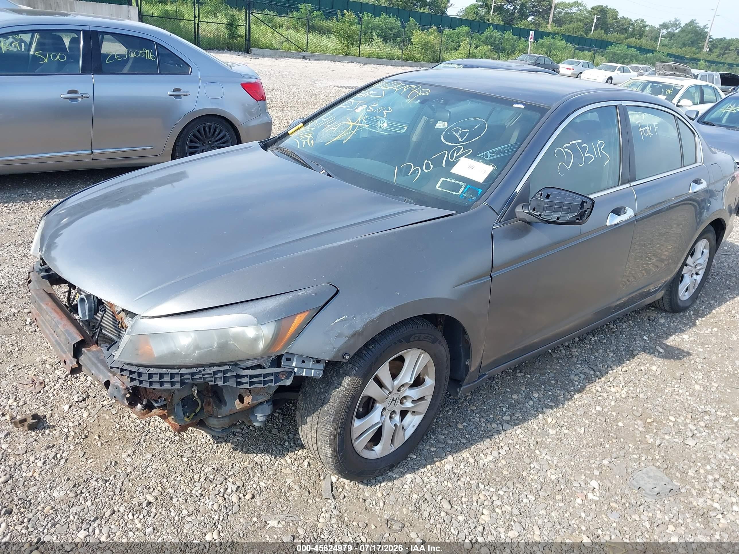 2009 Honda Accord 2.4 Lx-p Gray vin: 1HGCP26459A020235