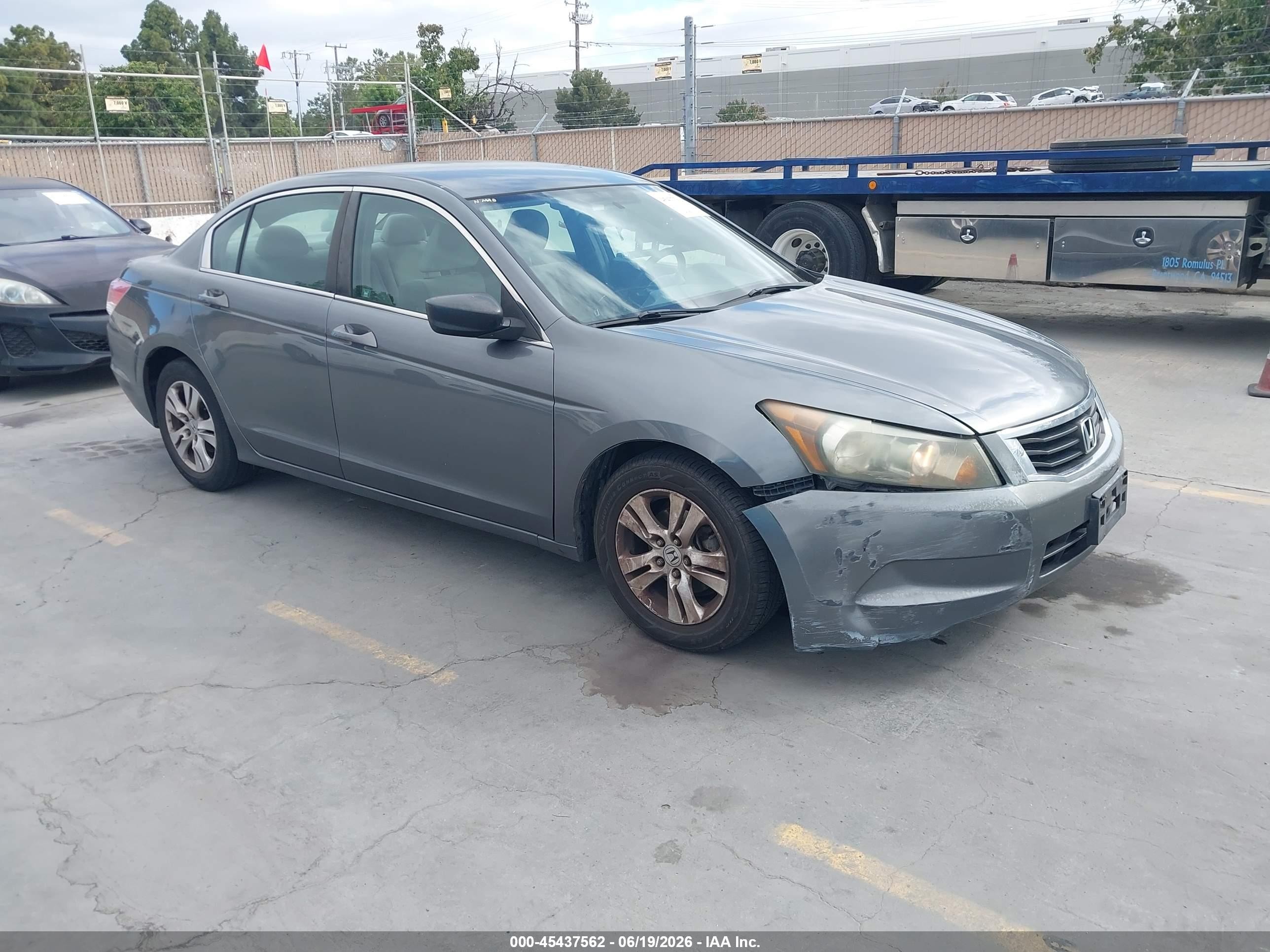 2009 Honda Accord 2.4 Lx-p Gray vin: 1HGCP26459A034684