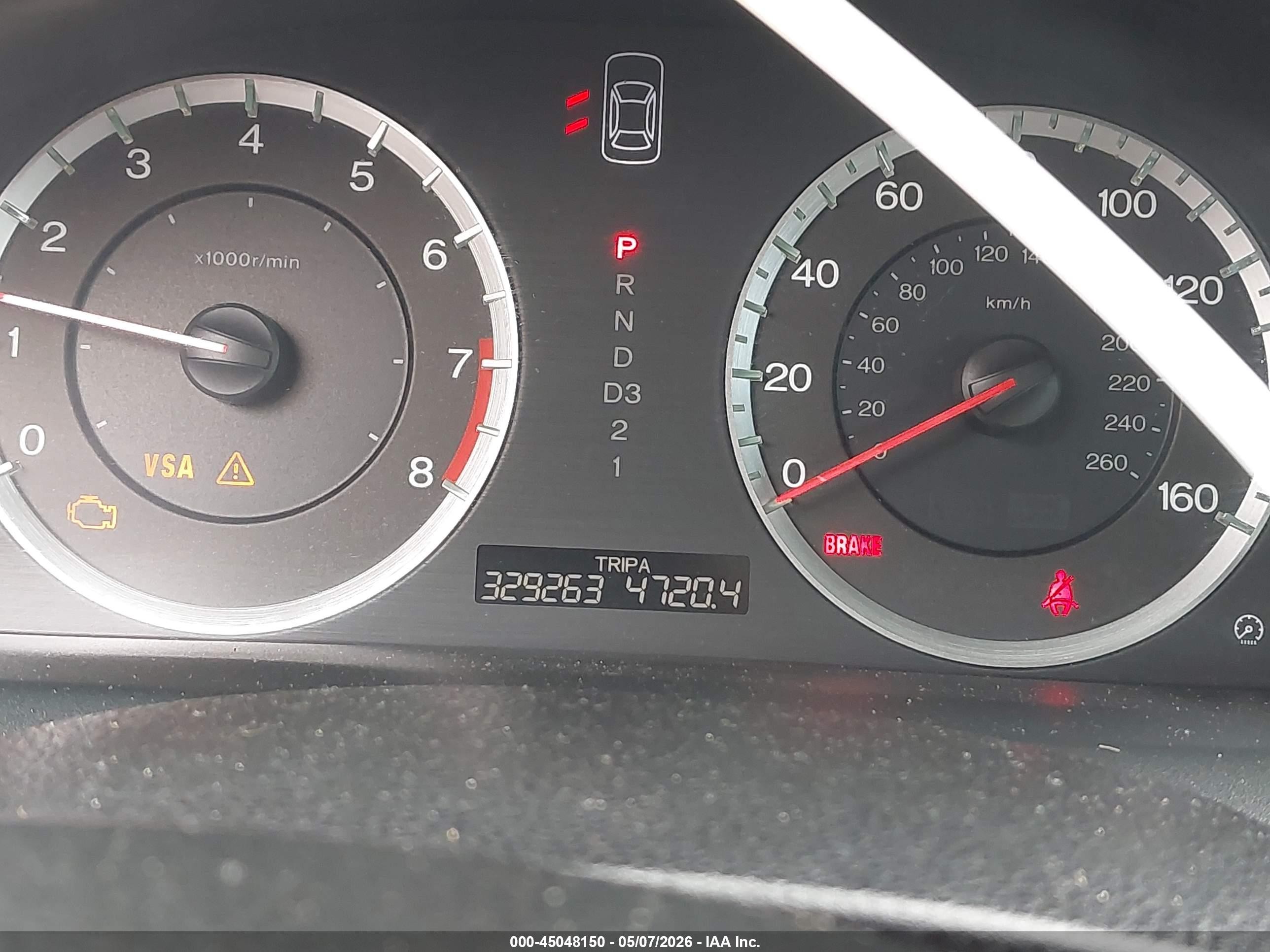 2009 Honda Accord 2.4 Lx-p Gray vin: 1HGCP26459A046124