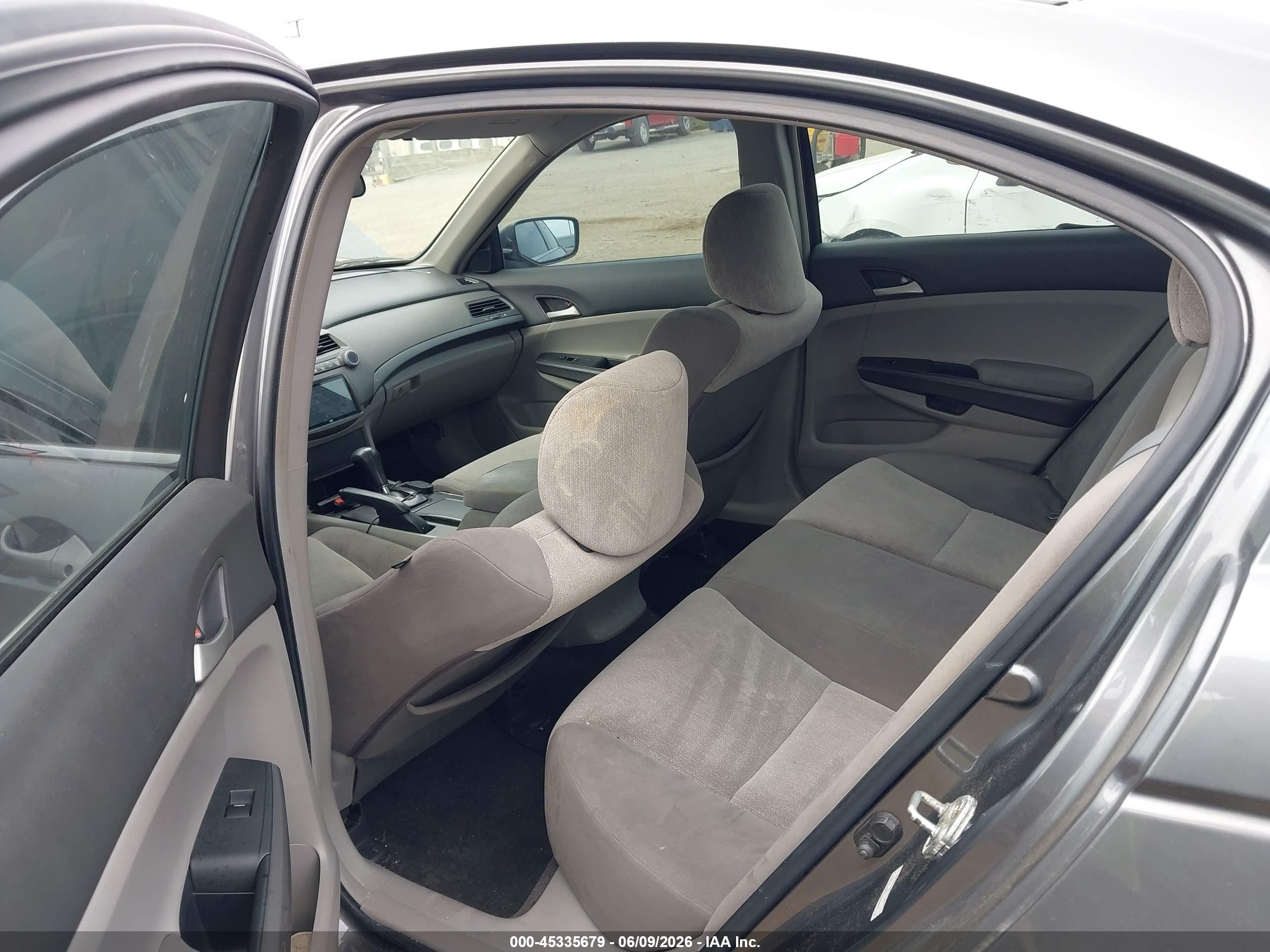 2009 Honda Accord 2.4 Lx-p Gray vin: 1HGCP26459A051212