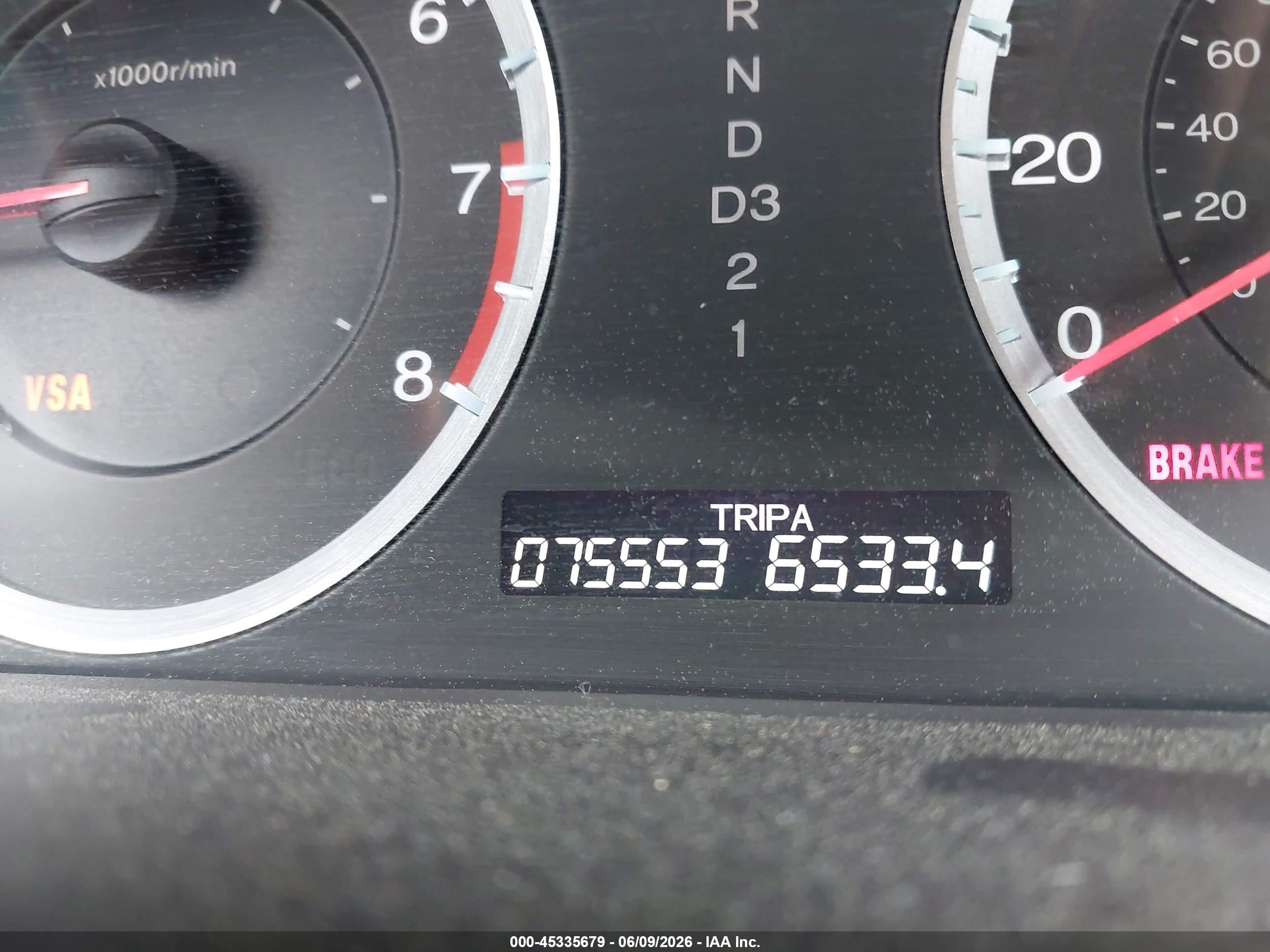 2009 Honda Accord 2.4 Lx-p Gray vin: 1HGCP26459A051212