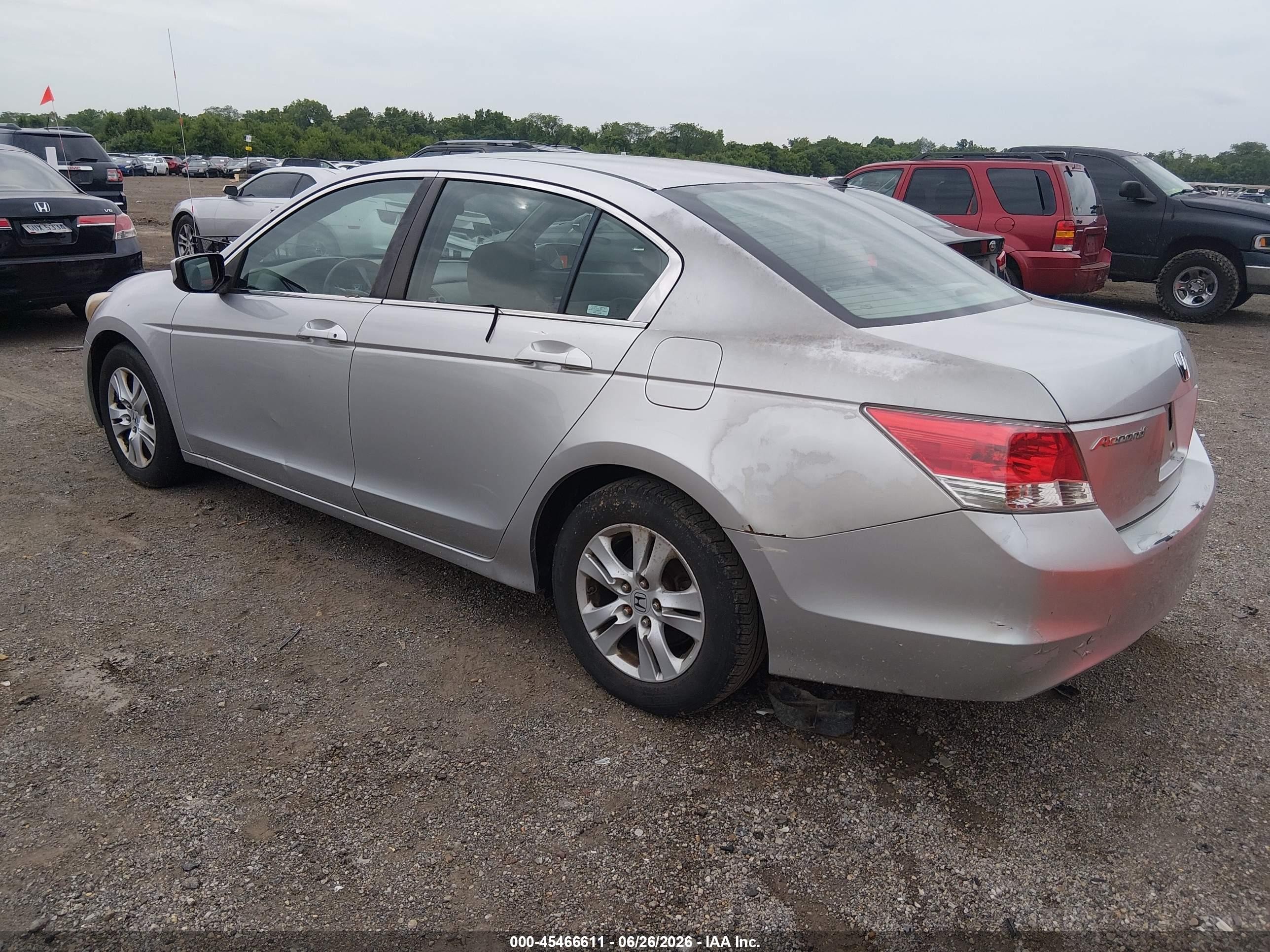 2009 Honda Accord 2.4 Lx-p Silver vin: 1HGCP26459A084307