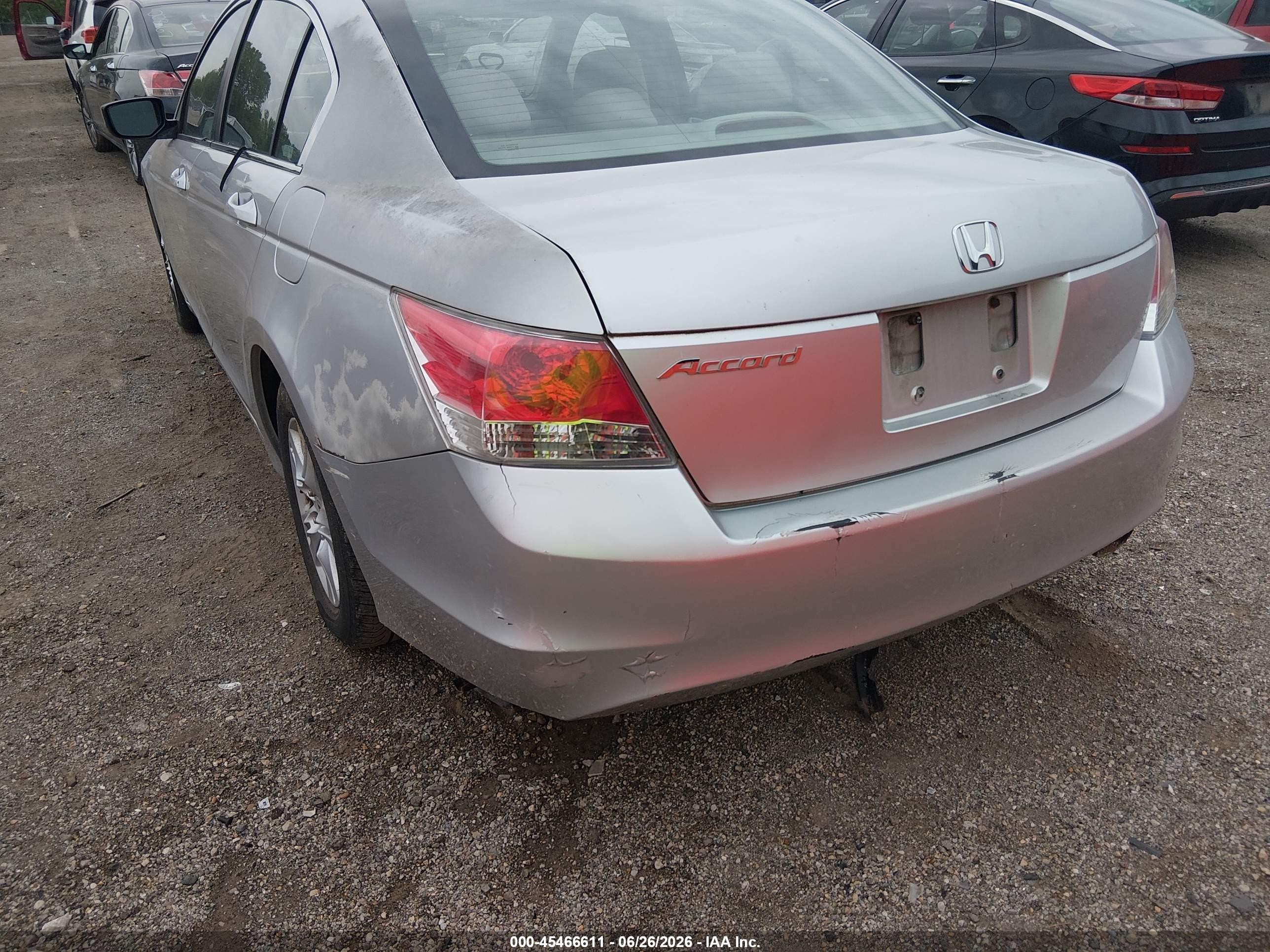 2009 Honda Accord 2.4 Lx-p Silver vin: 1HGCP26459A084307