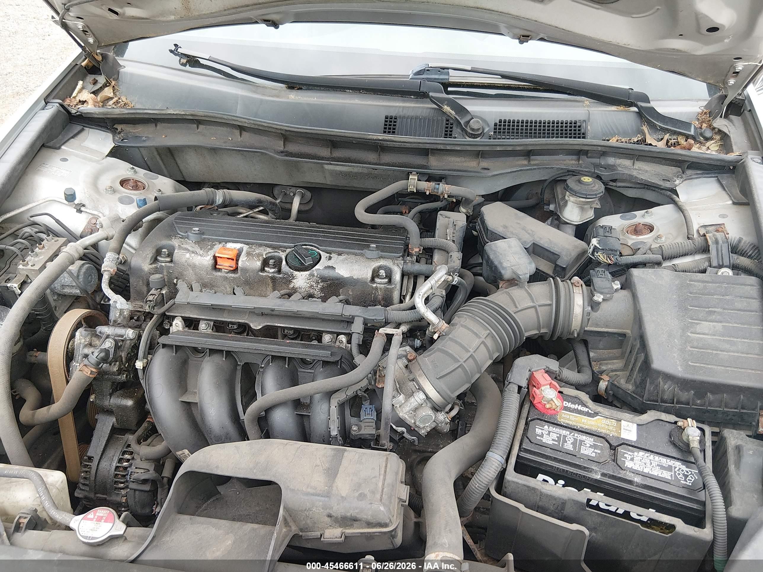 2009 Honda Accord 2.4 Lx-p Silver vin: 1HGCP26459A084307