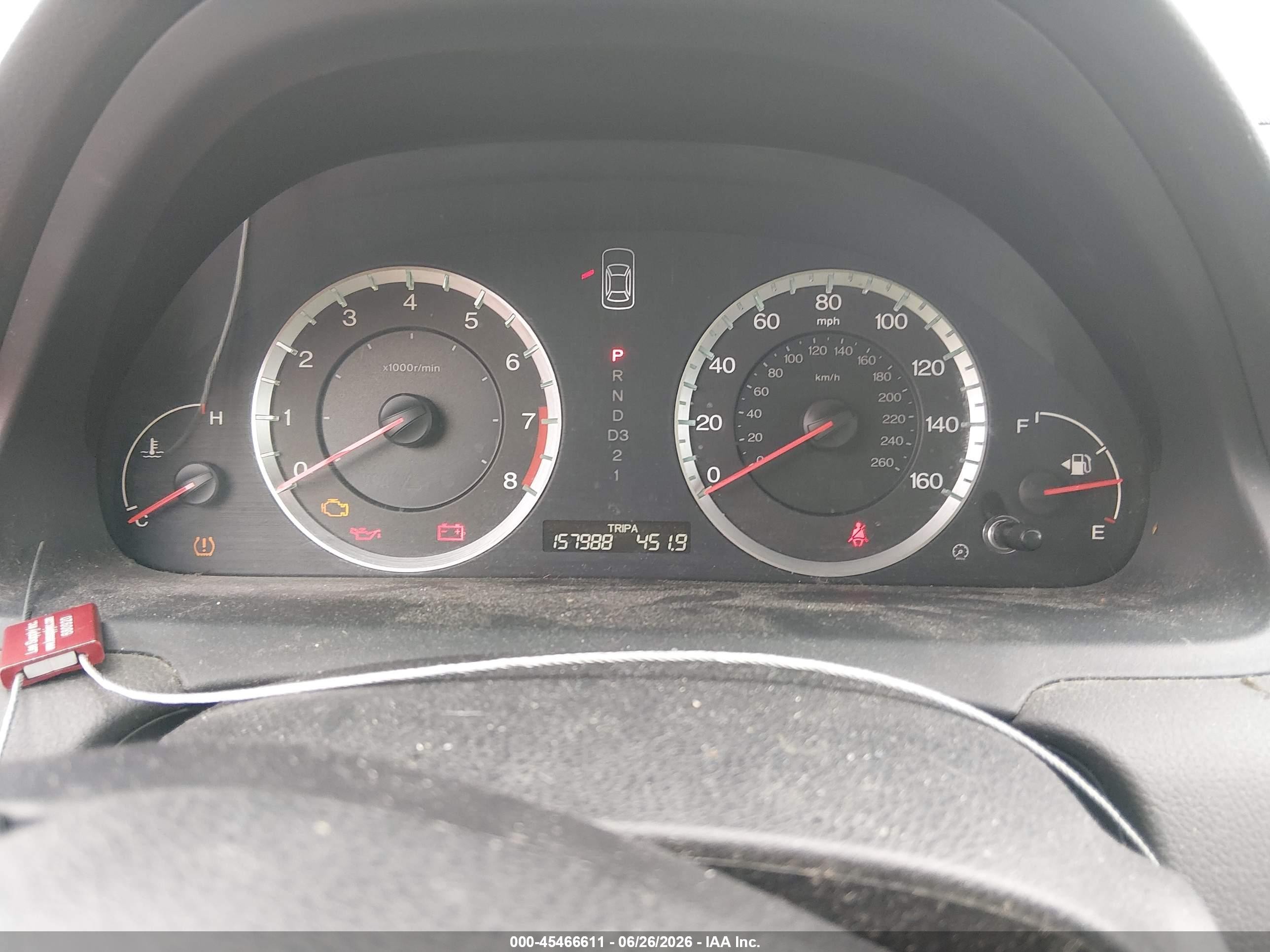 2009 Honda Accord 2.4 Lx-p Silver vin: 1HGCP26459A084307