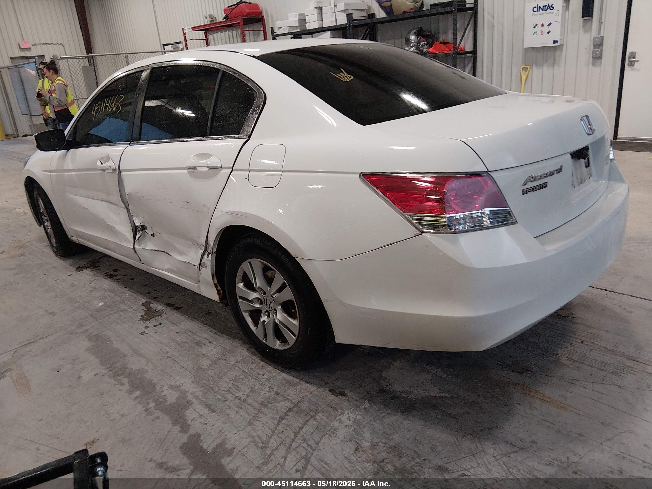 2009 Honda Accord 2.4 Lx-p Белый vin: 1HGCP26459A091130