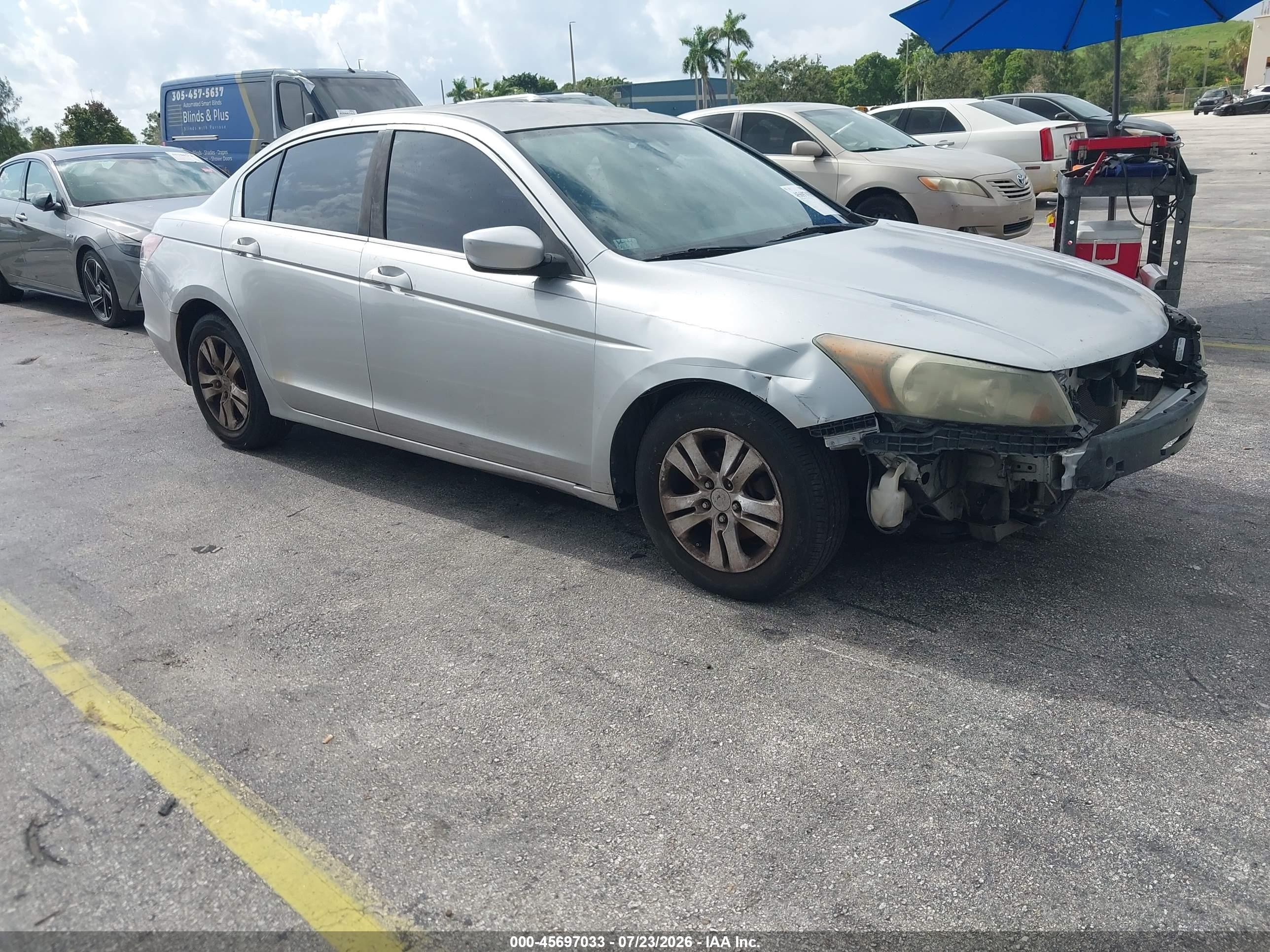 2009 Honda Accord 2.4 Lx-p Silver vin: 1HGCP26459A111778