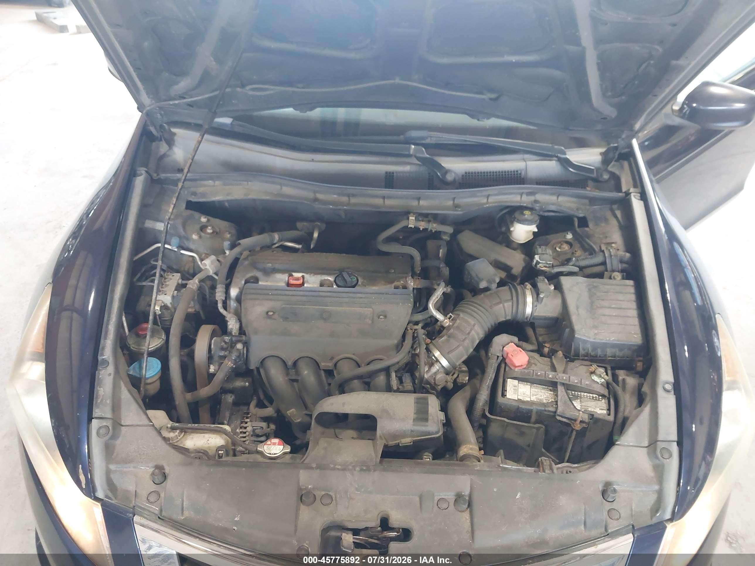 2009 Honda Accord 2.4 Lx-p Dark Blue vin: 1HGCP26459A137376