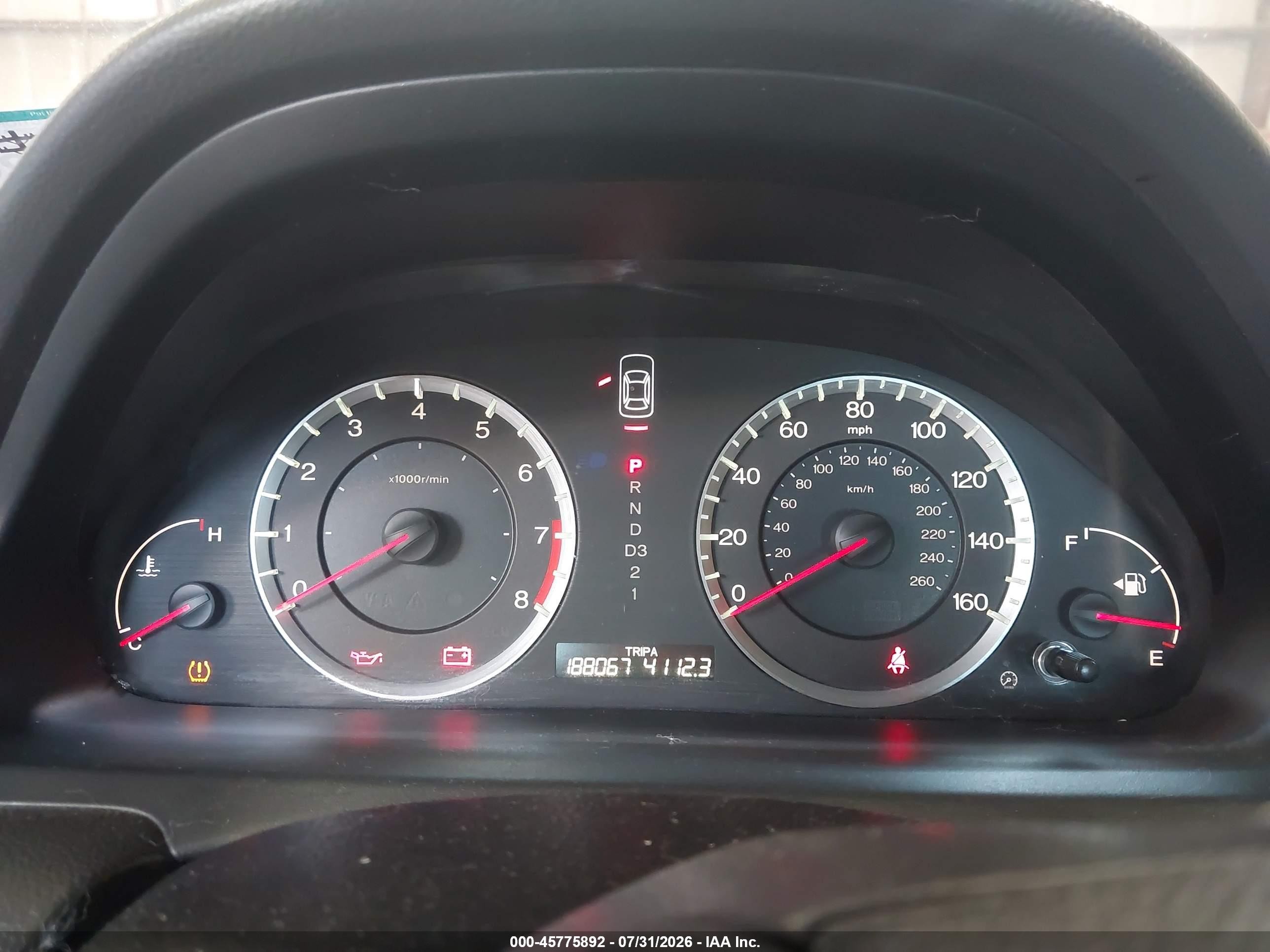 2009 Honda Accord 2.4 Lx-p Dark Blue vin: 1HGCP26459A137376