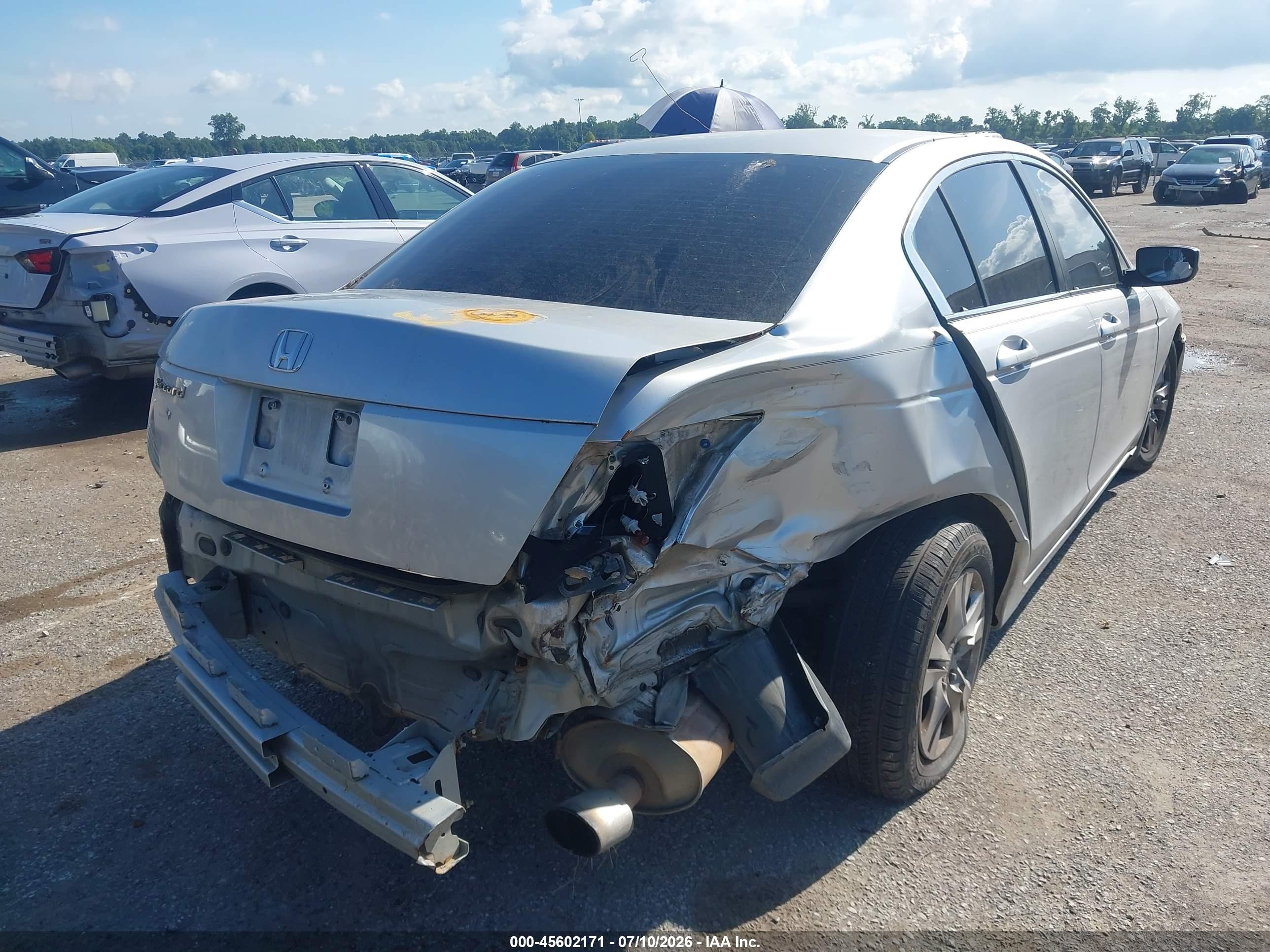 2009 Honda Accord 2.4 Lx-p Silver vin: 1HGCP26459A147373