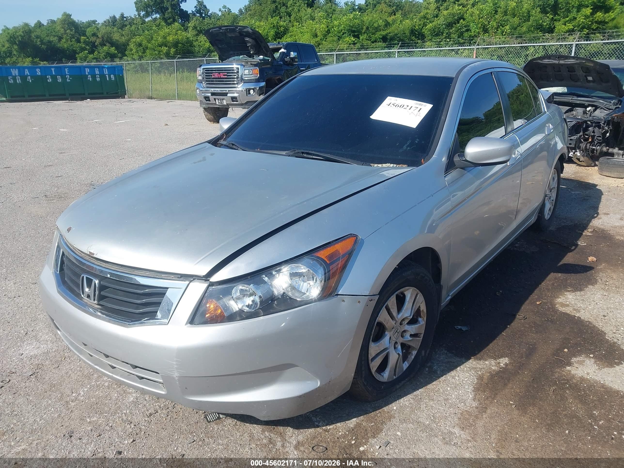 2009 Honda Accord 2.4 Lx-p Silver vin: 1HGCP26459A147373