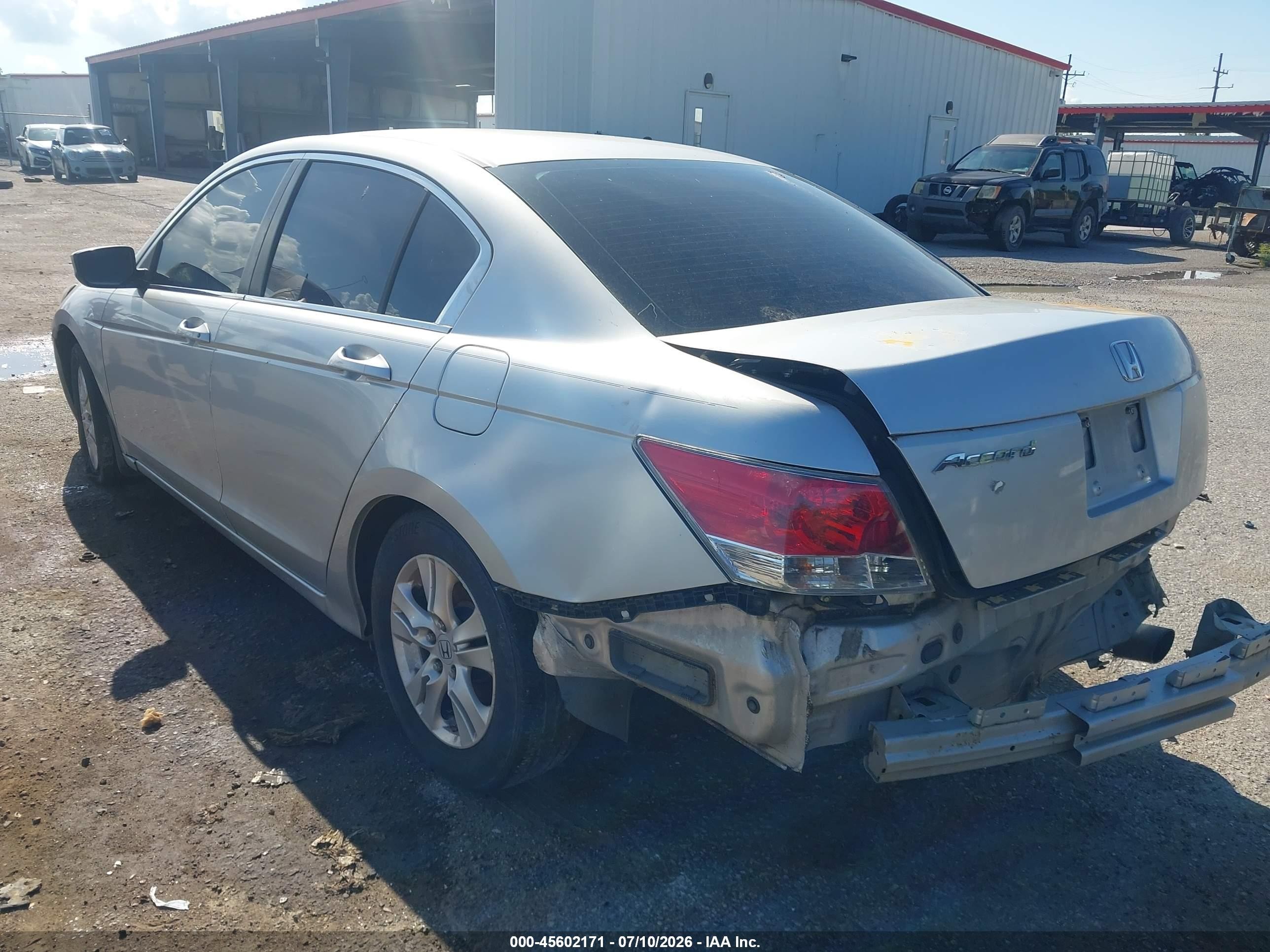 2009 Honda Accord 2.4 Lx-p Silver vin: 1HGCP26459A147373