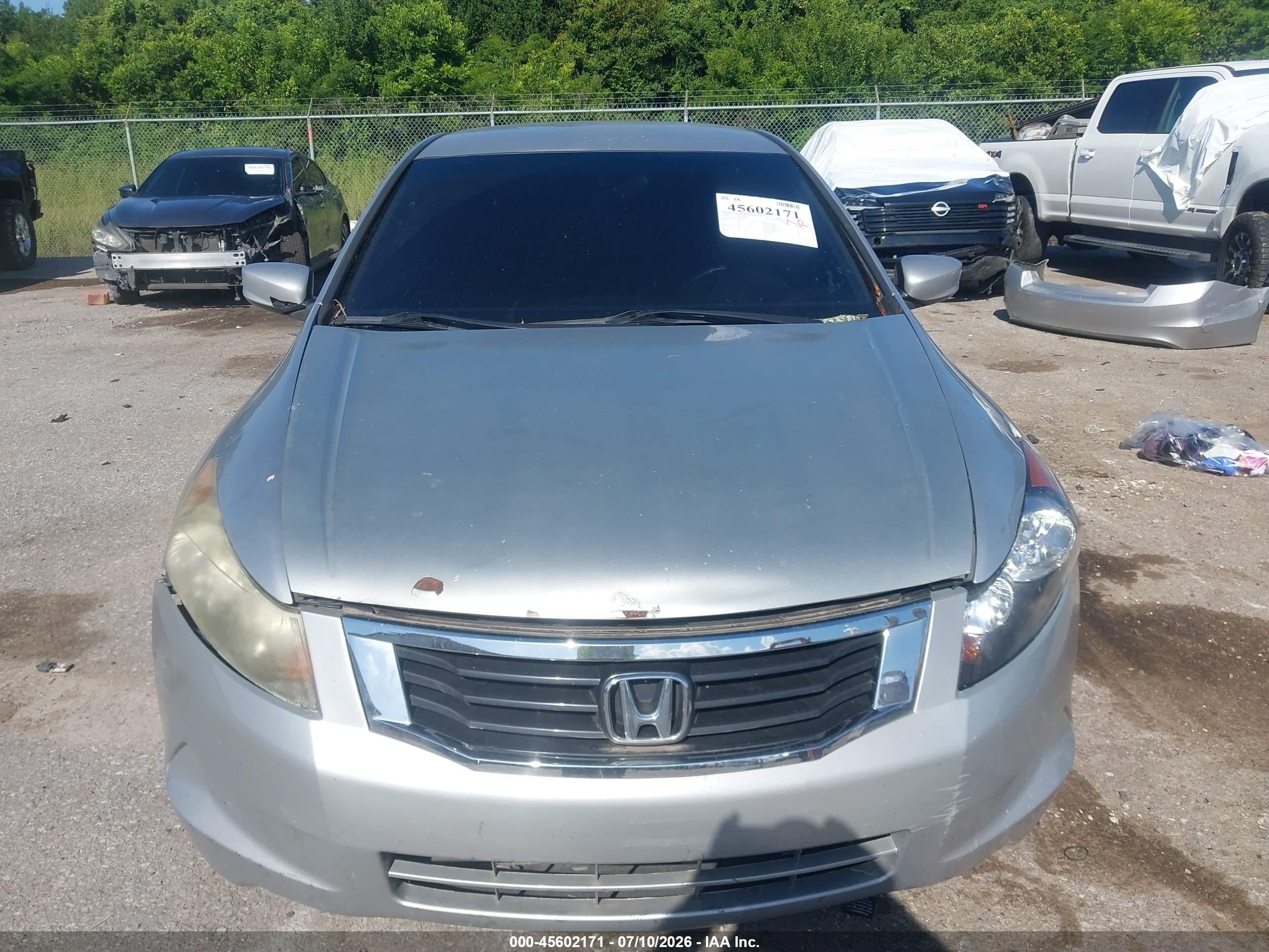 2009 Honda Accord 2.4 Lx-p Silver vin: 1HGCP26459A147373