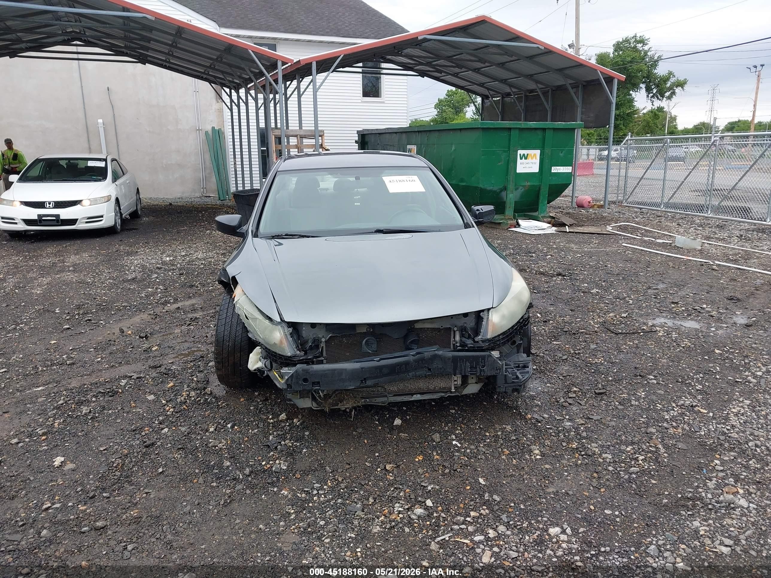 2009 Honda Accord 2.4 Lx-p Gray vin: 1HGCP26459A186805