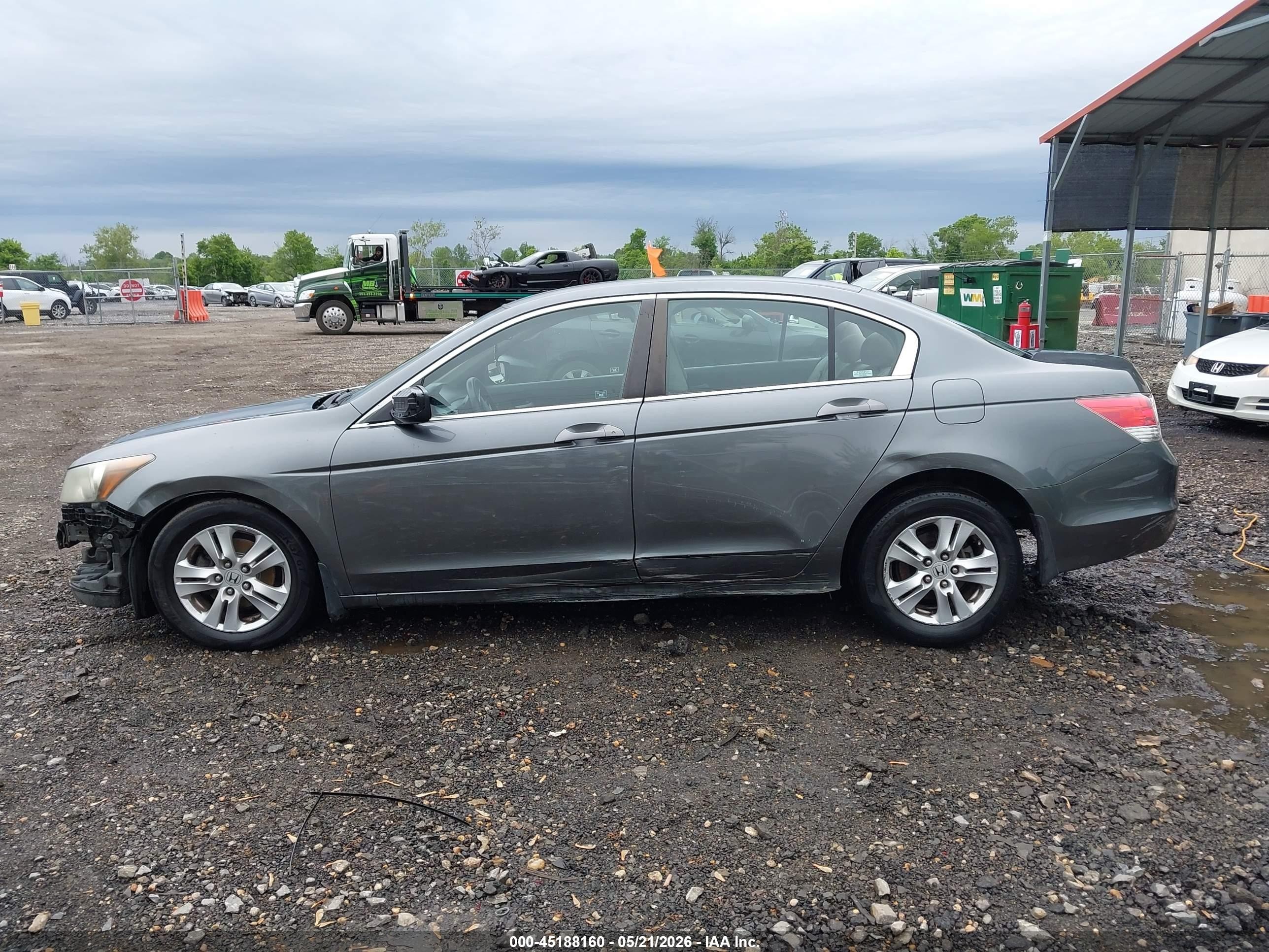 2009 Honda Accord 2.4 Lx-p Gray vin: 1HGCP26459A186805