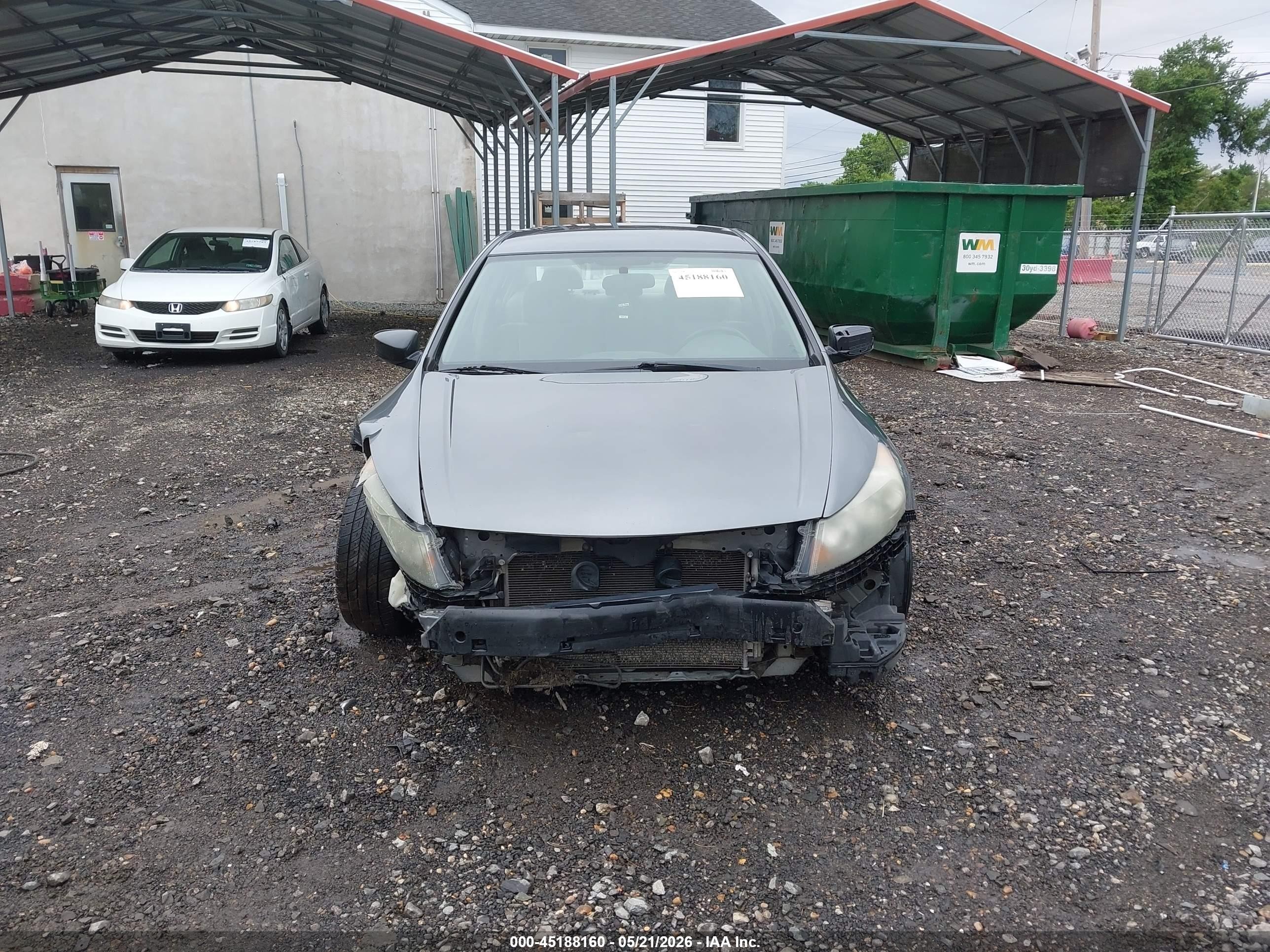 2009 Honda Accord 2.4 Lx-p Gray vin: 1HGCP26459A186805
