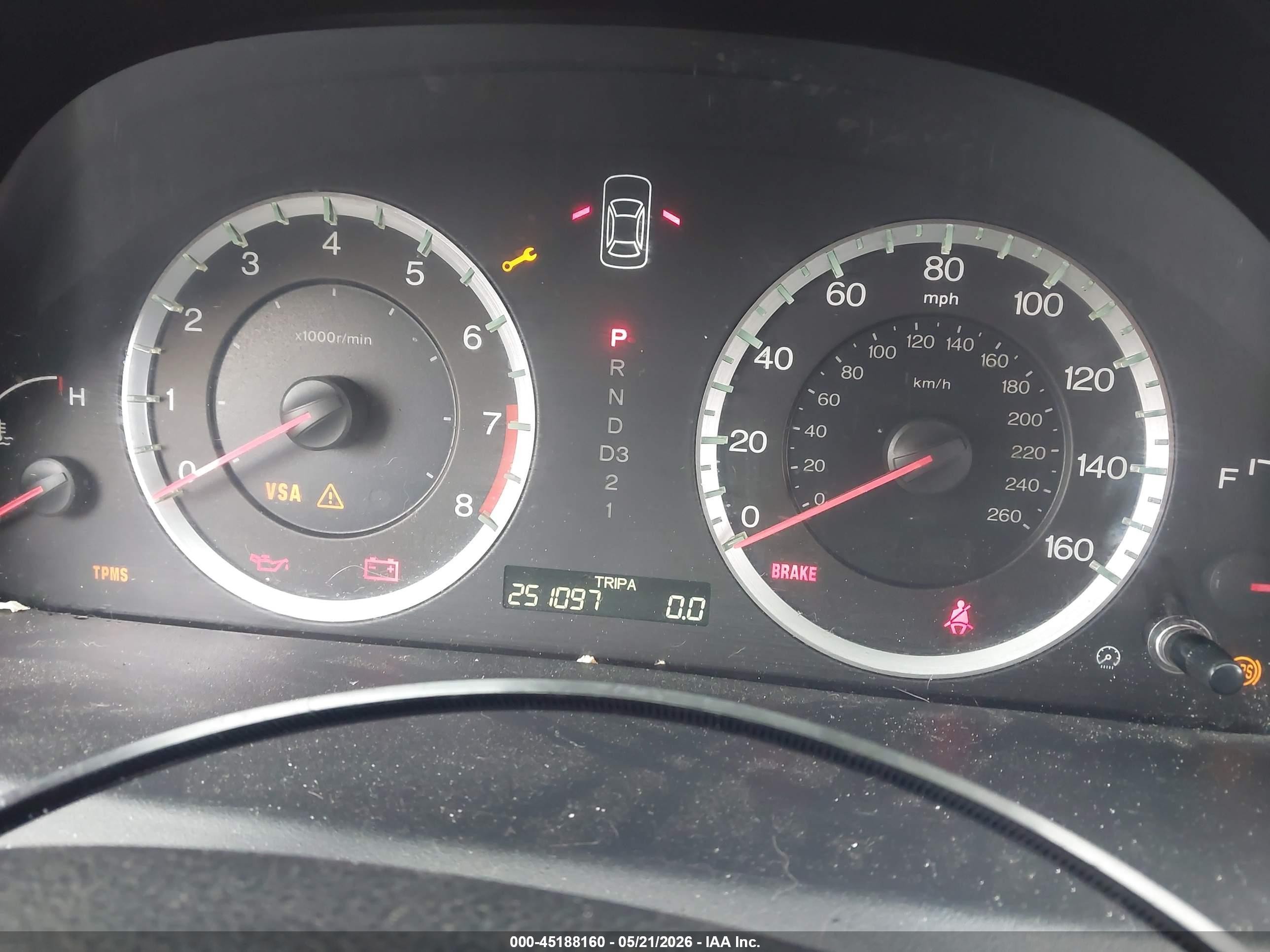 2009 Honda Accord 2.4 Lx-p Gray vin: 1HGCP26459A186805