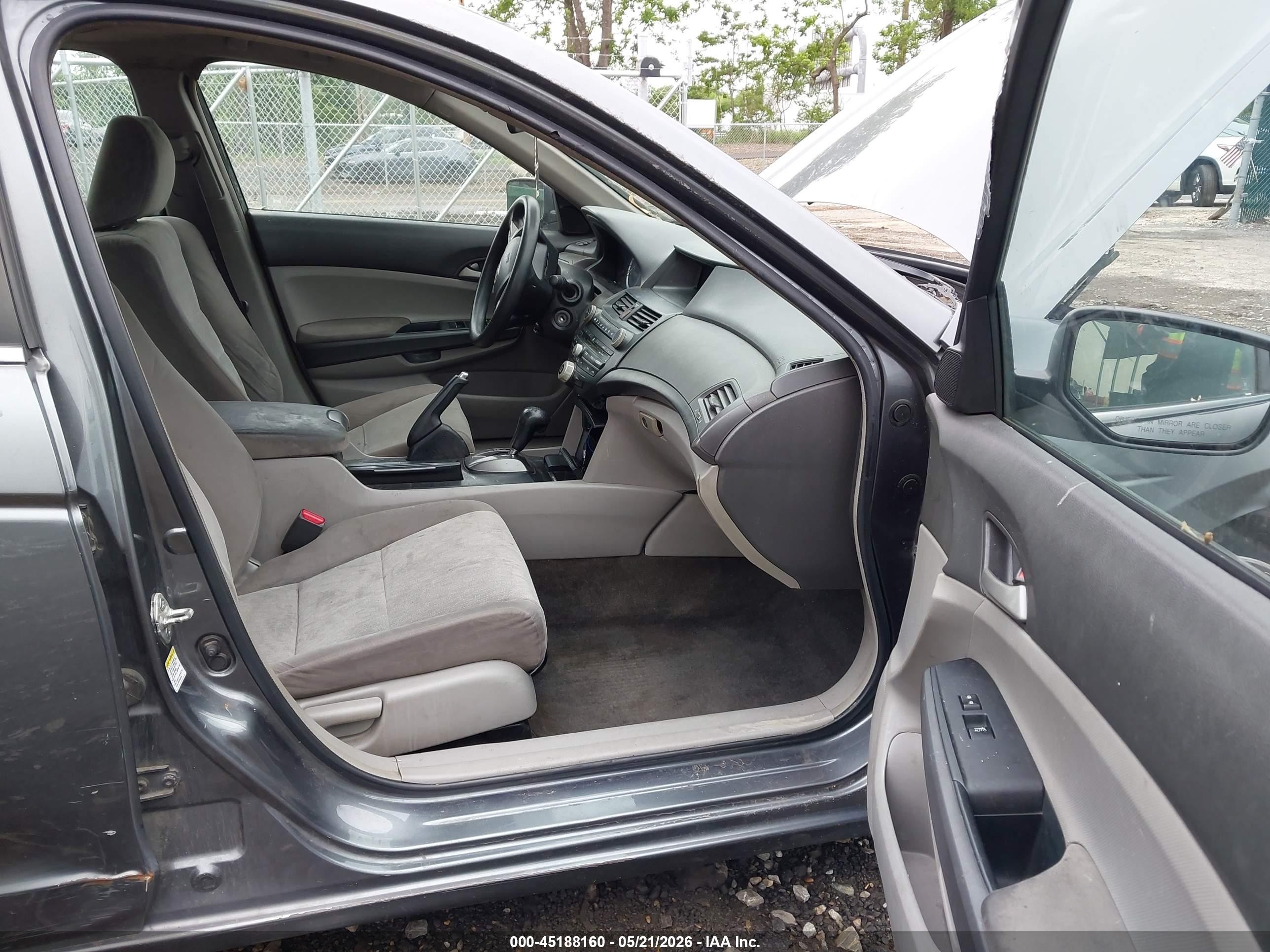 2009 Honda Accord 2.4 Lx-p Gray vin: 1HGCP26459A186805