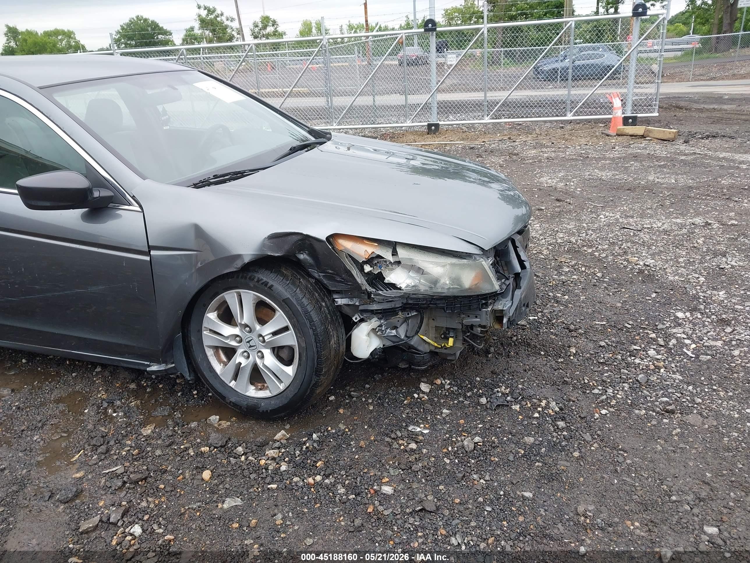 2009 Honda Accord 2.4 Lx-p Gray vin: 1HGCP26459A186805