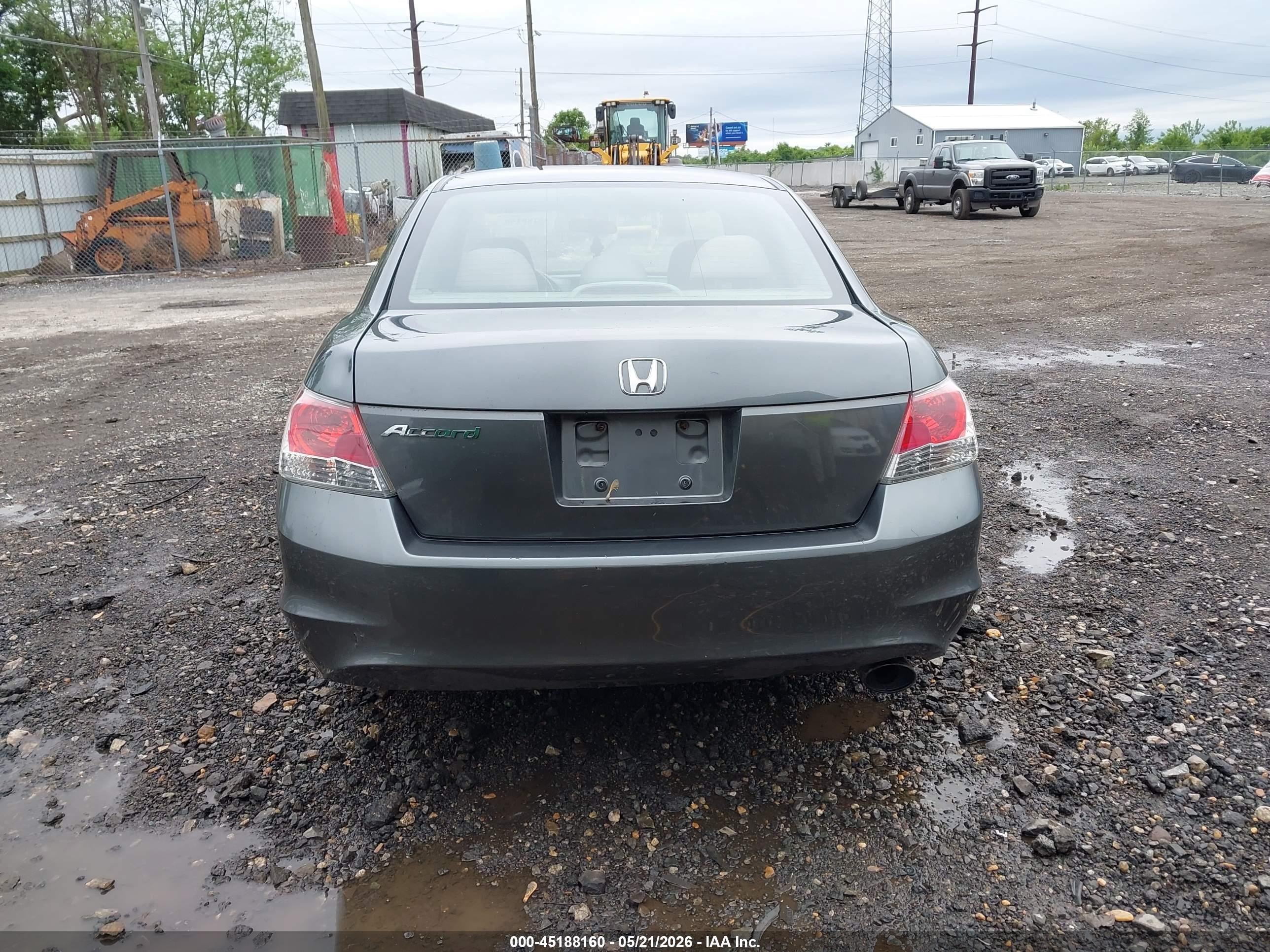 2009 Honda Accord 2.4 Lx-p Gray vin: 1HGCP26459A186805