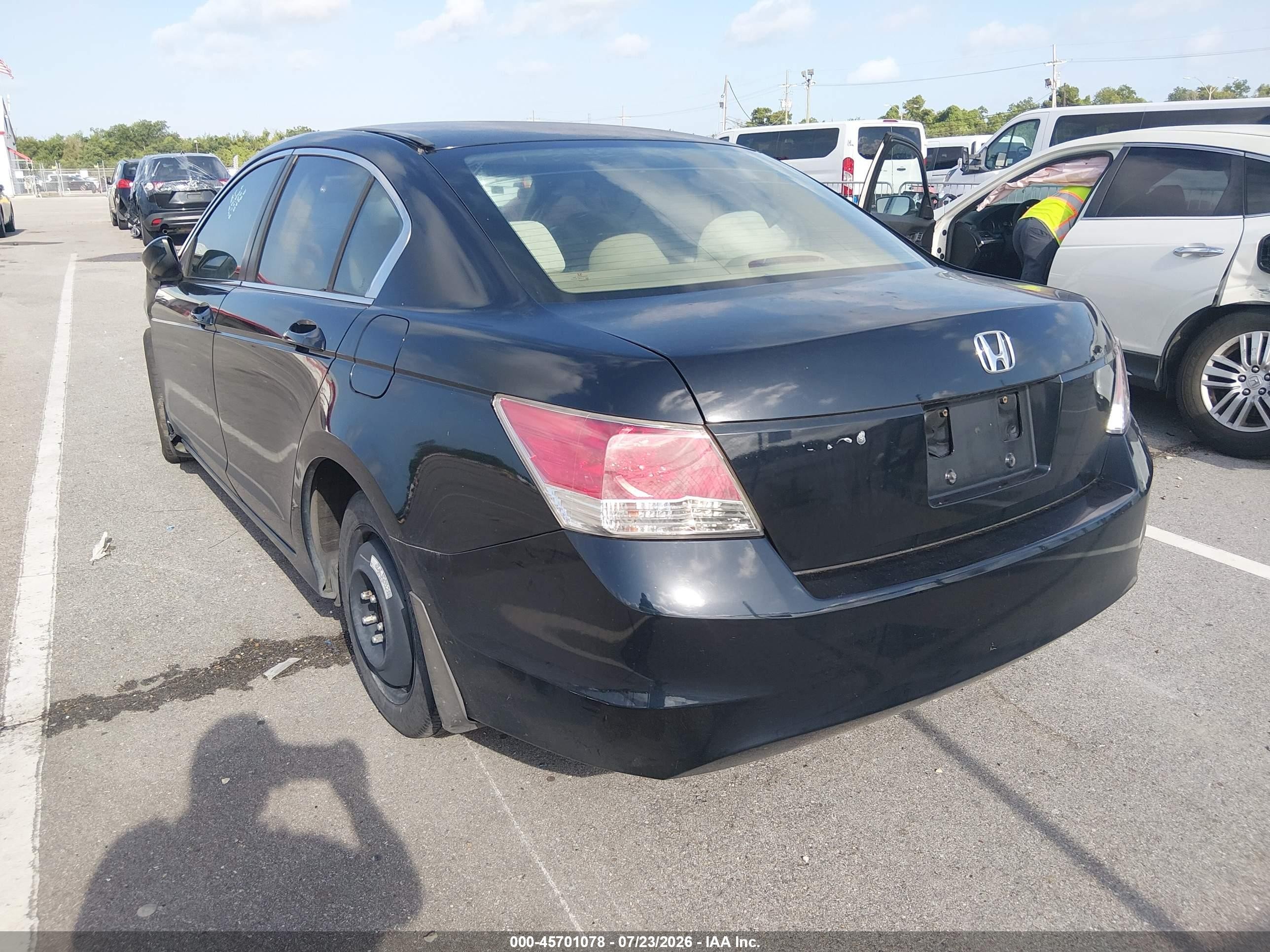 2008 Honda Accord 2.4 Lx-p Black vin: 1HGCP26468A099641