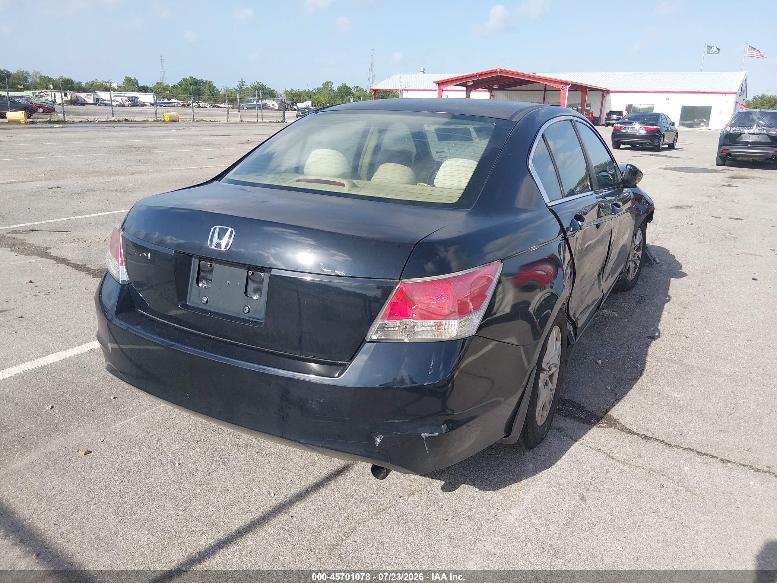 2008 Honda Accord 2.4 Lx-p Black vin: 1HGCP26468A099641