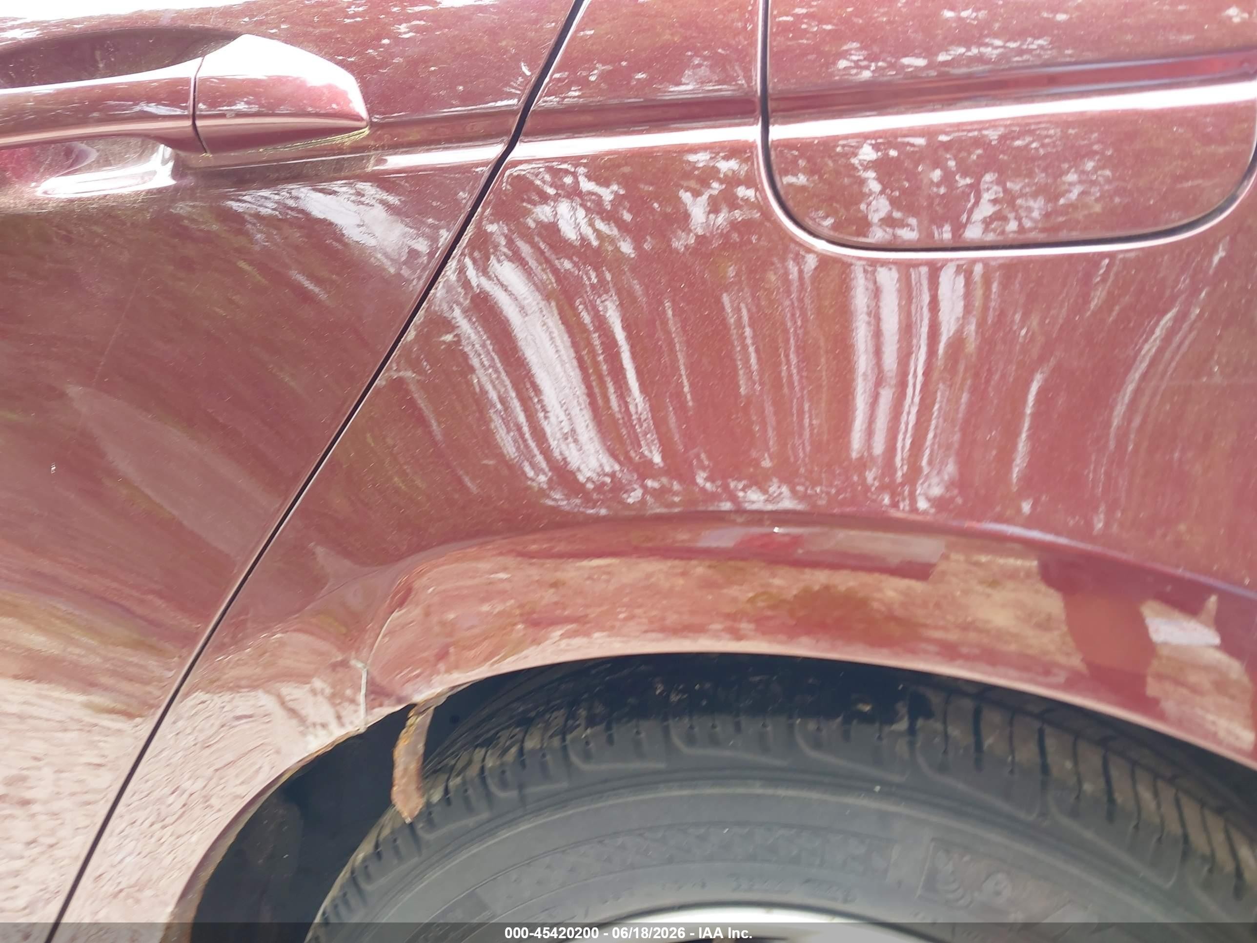 2008 Honda Accord 2.4 Lx-p Red vin: 1HGCP26468A104840